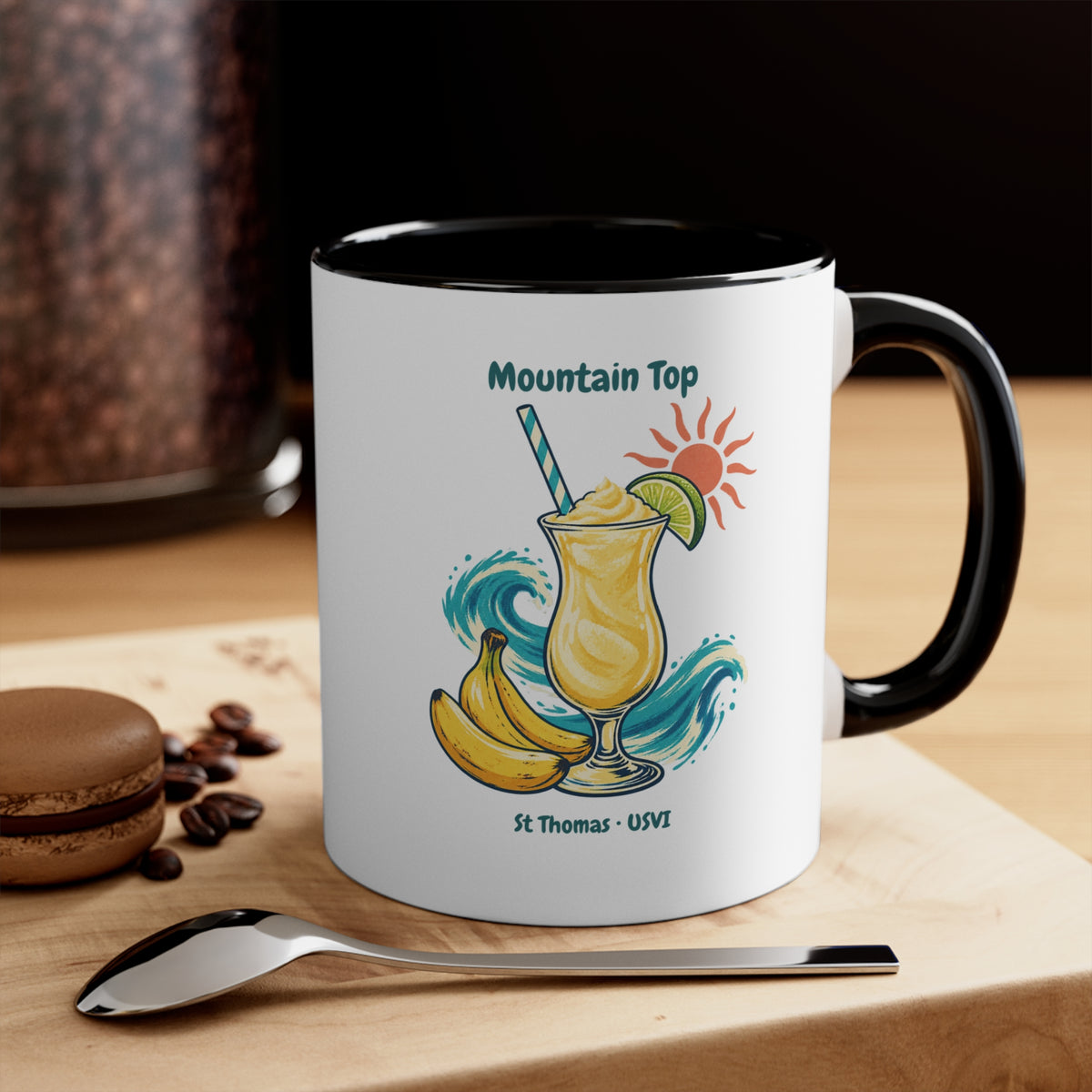 Mountain Top St. Thomas USVI Accent Coffee Mug
