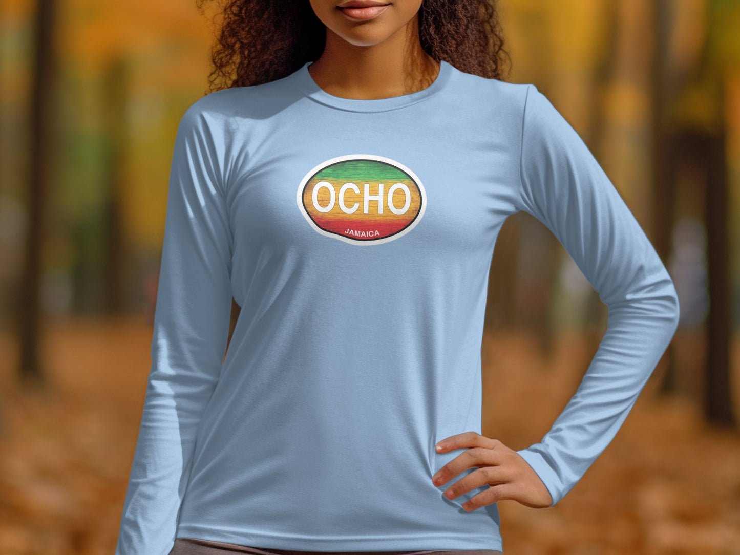 Ocho Rios Jazz Festival, Rebel Salute, Dunns River Falls, Blue Hole, Womens Long Sleeve T-Shirt