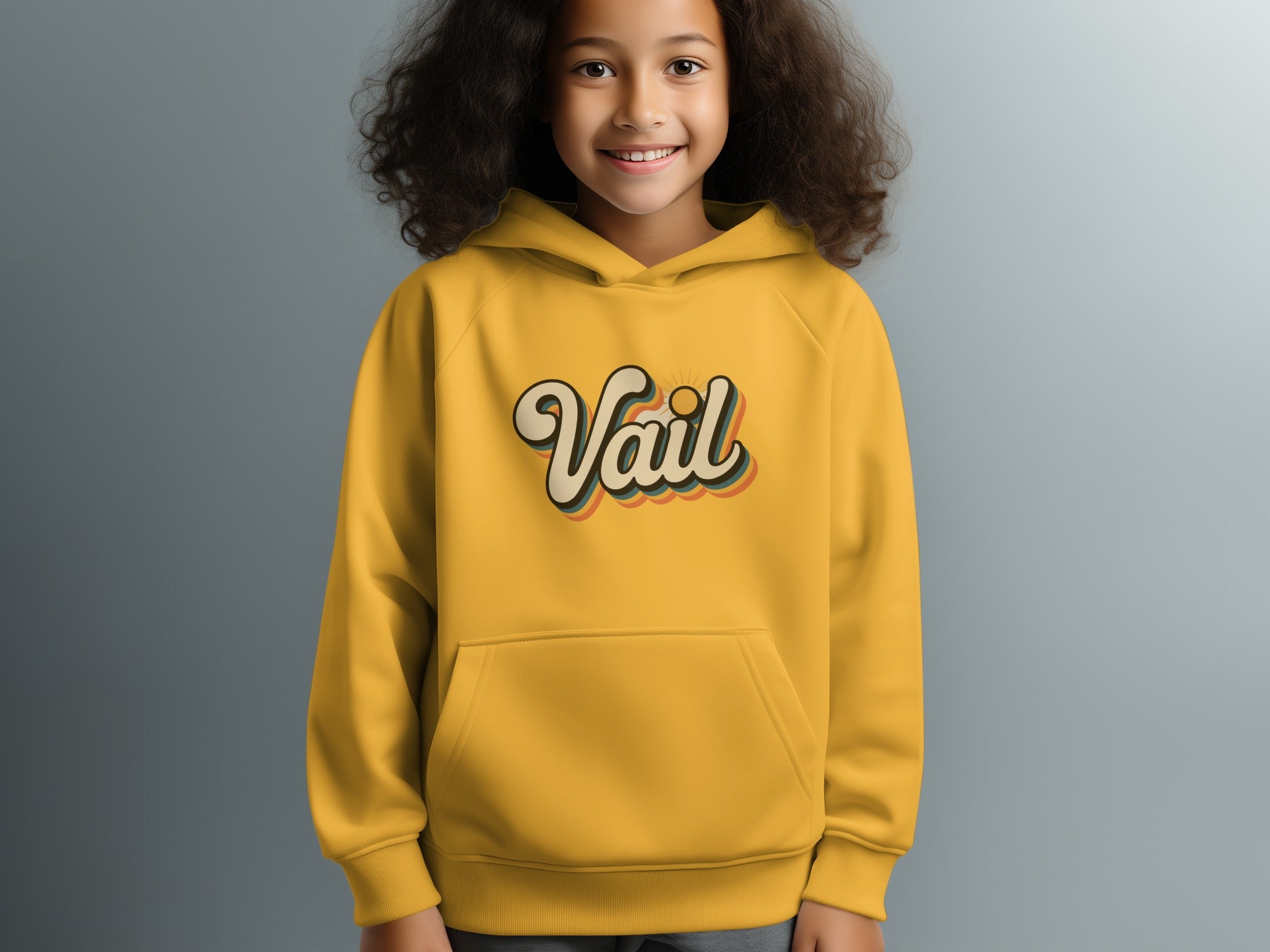 Stylish Yellow Vail Hoodie Perfect for Kids Product