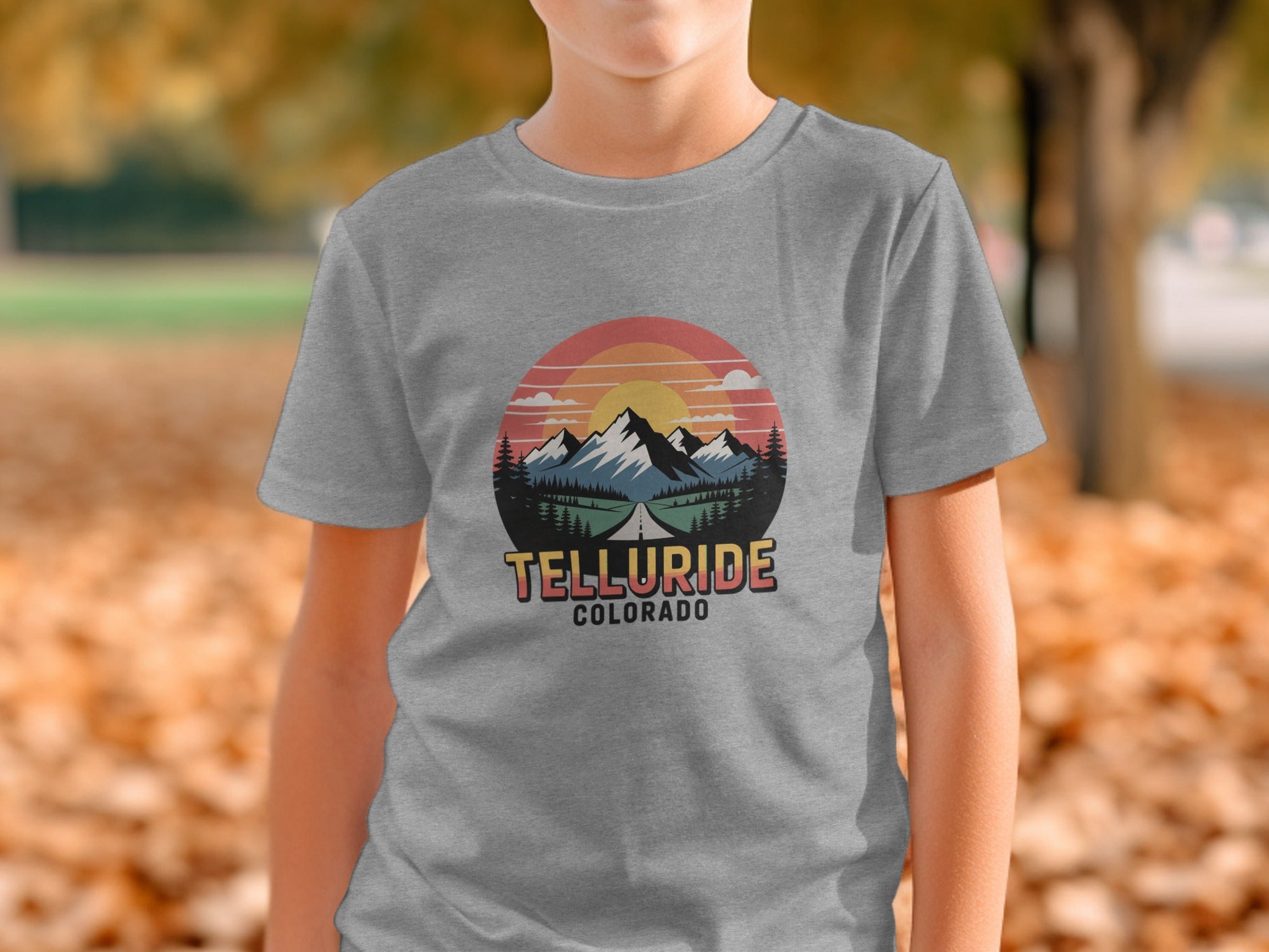 Telluride Colorado Nature Mountain Sunset T-shirt