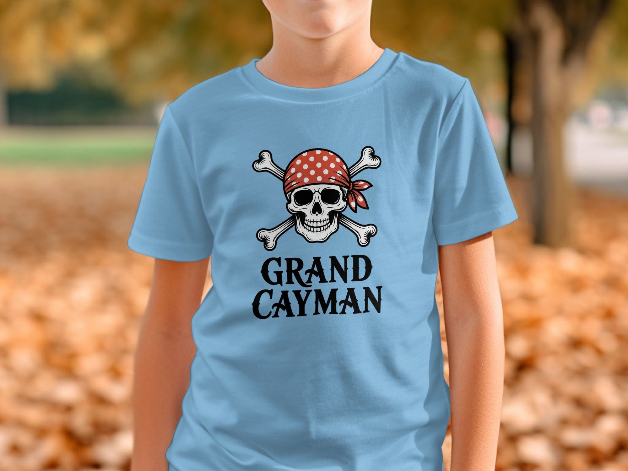 Pirate Skull Design Grand Cayman T-Shirt product type