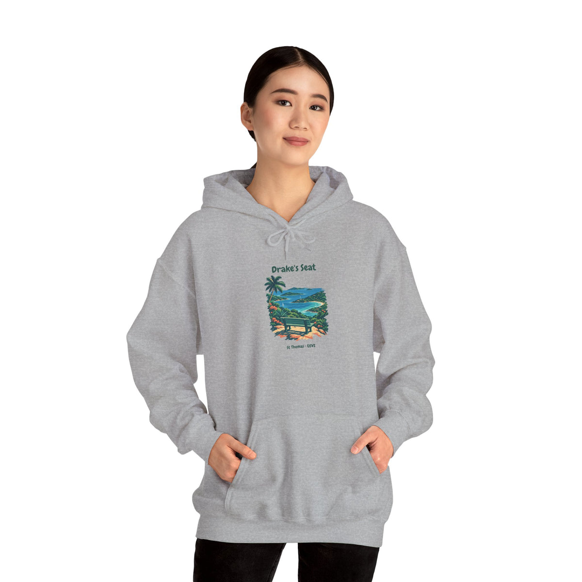 Drake's Seat St. Thomas USVI Gildan 18500 Hoodie