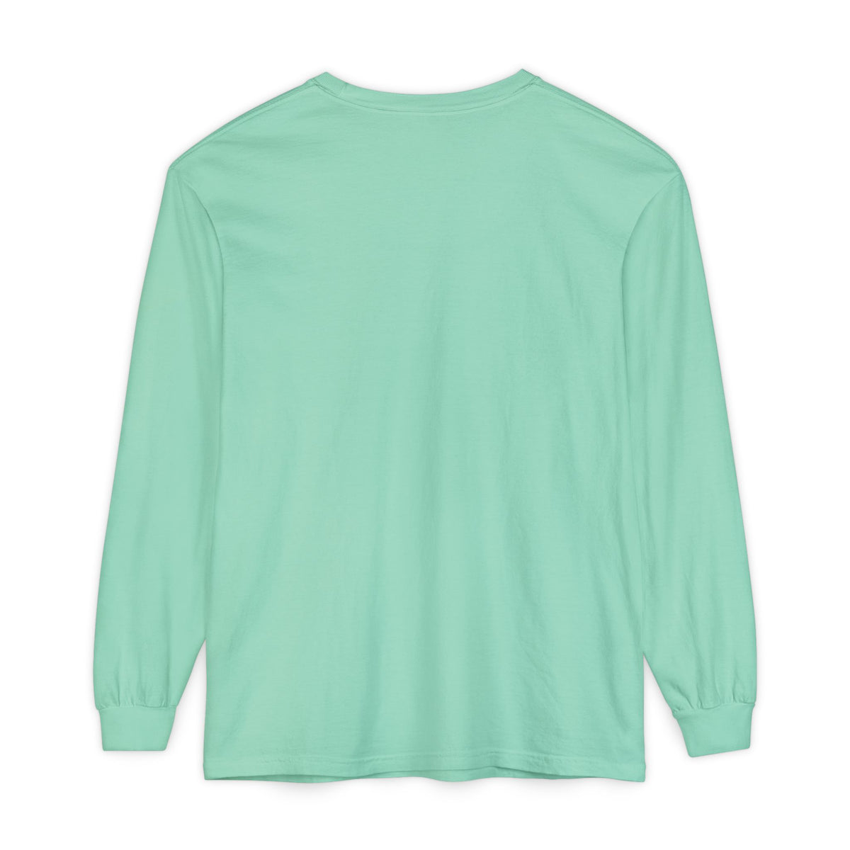 Maho Beach Air Lounge Sint Maarten Comfort Colors 6014 Long-Sleeve T-Shirt featuring the Maho Beach destination artwork, supplier product mockup