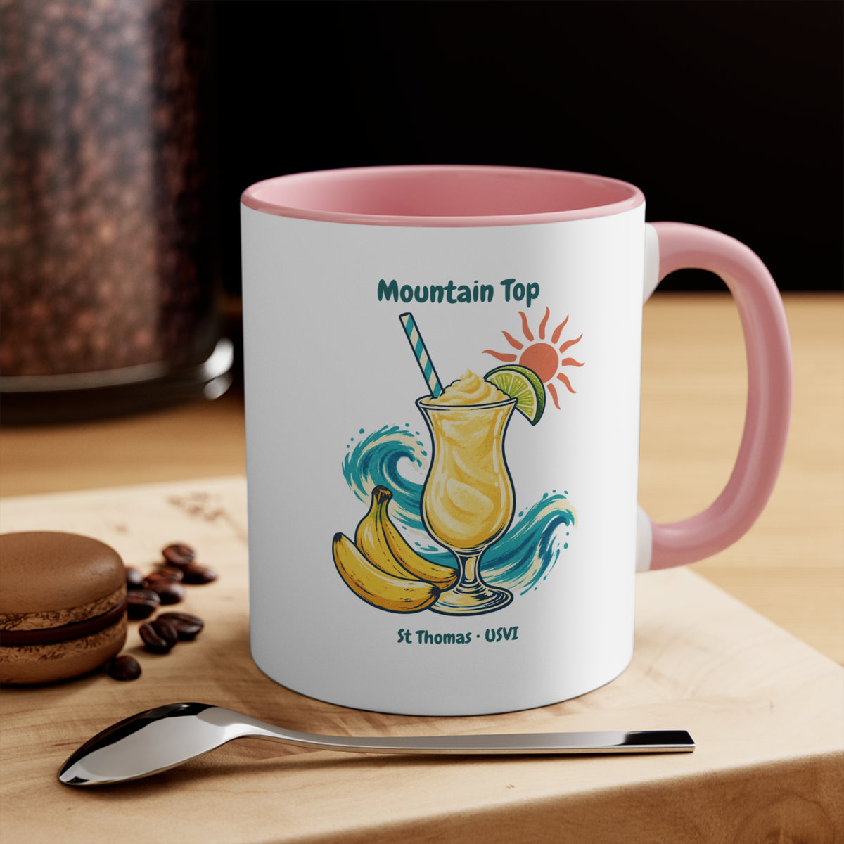 Mountain Top St. Thomas USVI Accent Coffee Mug
