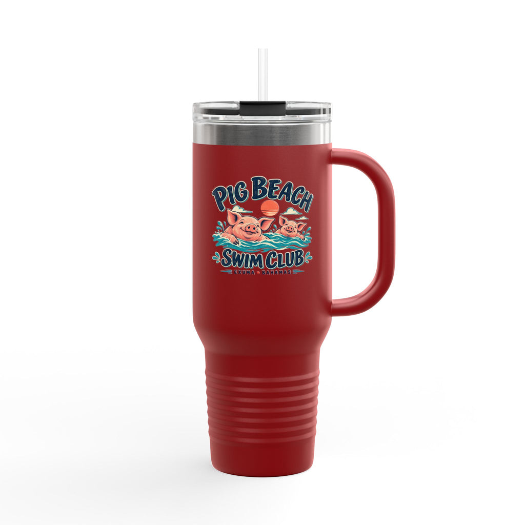 Pig Beach Swim Club Exuma Bahamas Polar Camel 40 oz Travel Mug, supplier product view 10