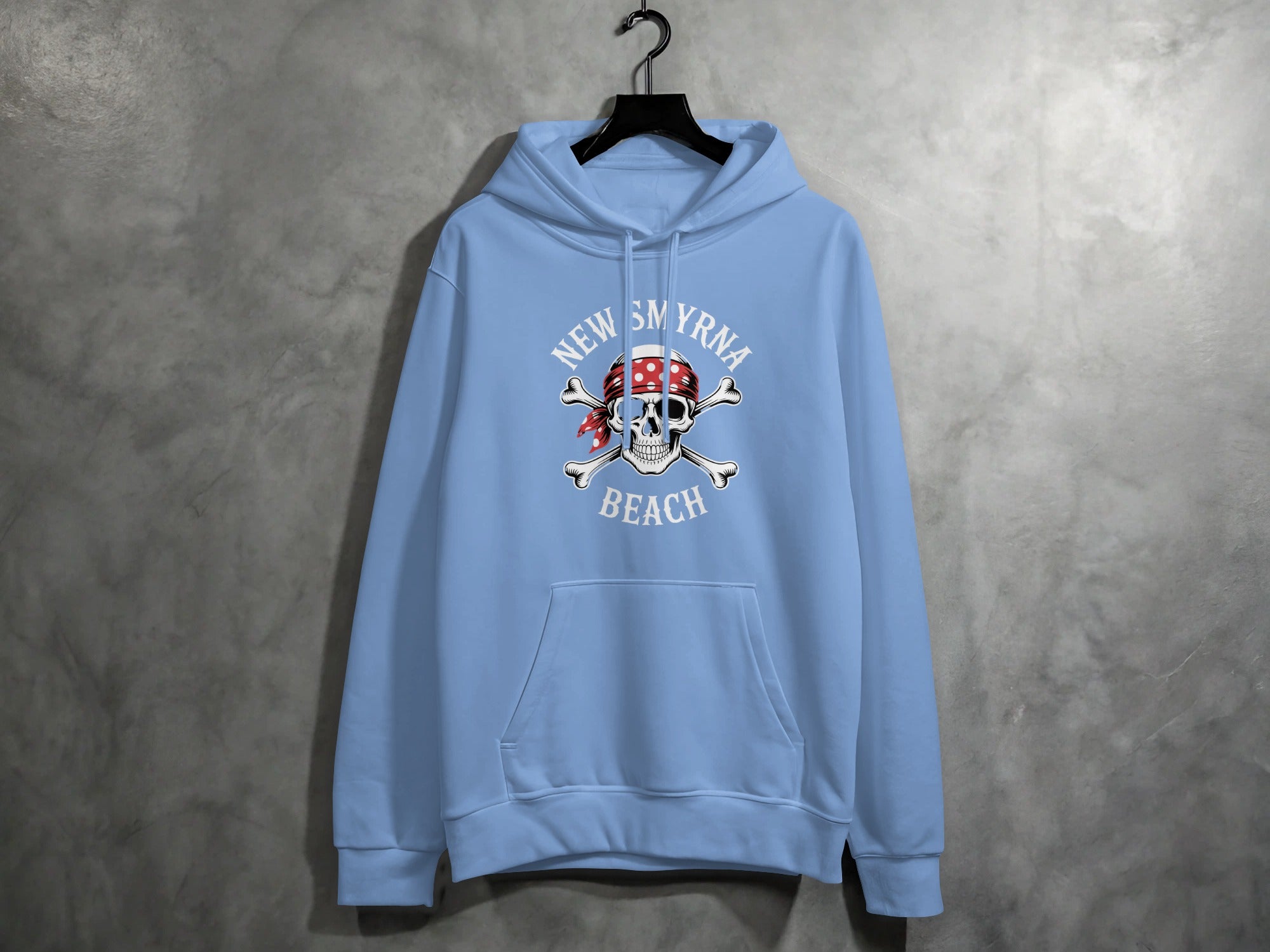 New Smyrna Beach Skull and Crossbones Hoodie product