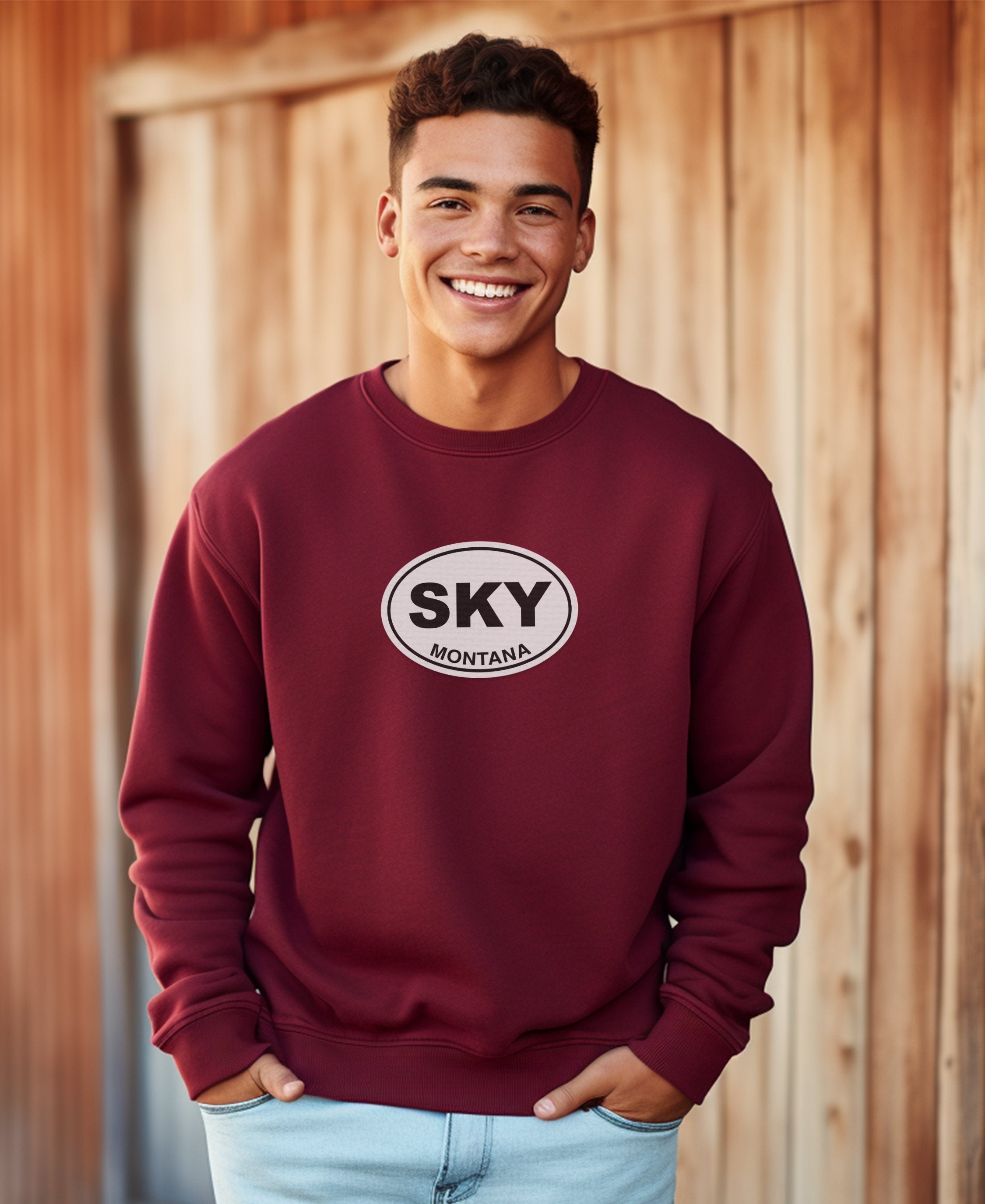SKY Montana Logo Printed Casual Sweatshirt product type