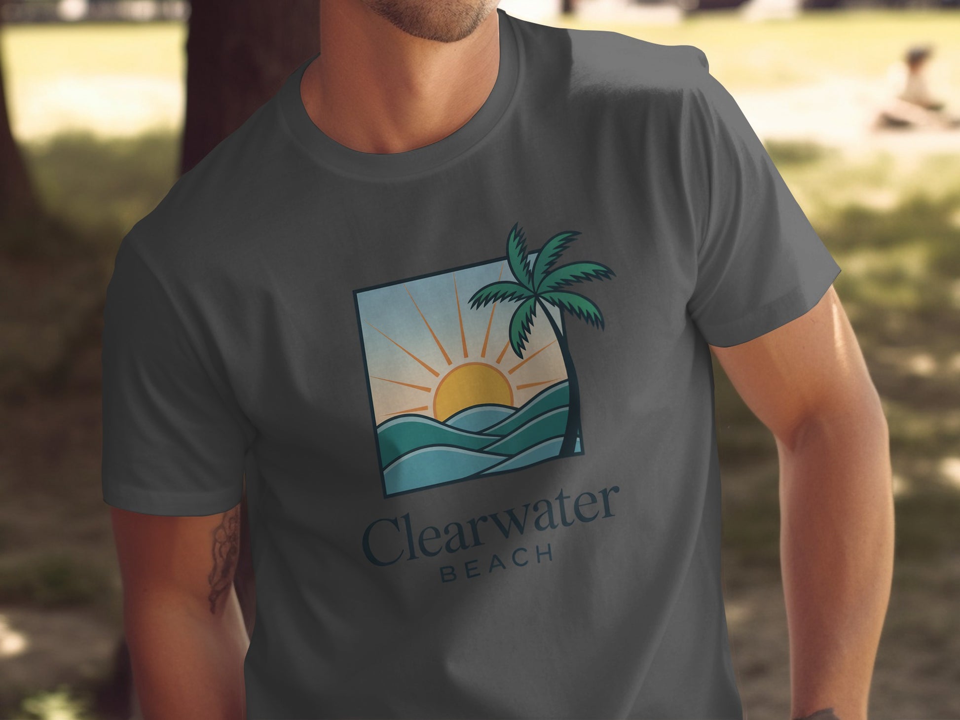 Clearwater Beach Sunset Graphic T-shirt product