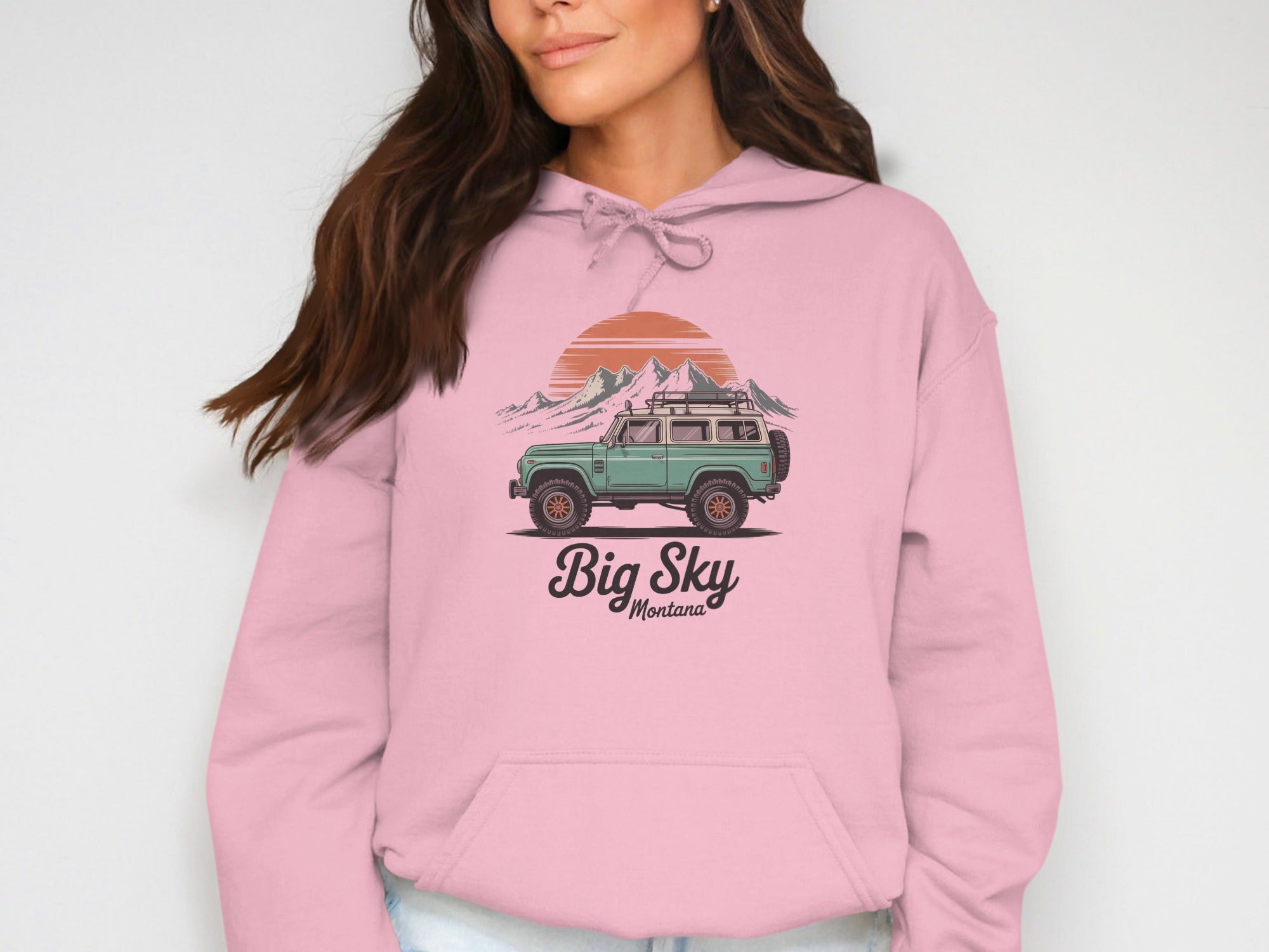 Big Sky Montana Adventure Hoodie suitable for all