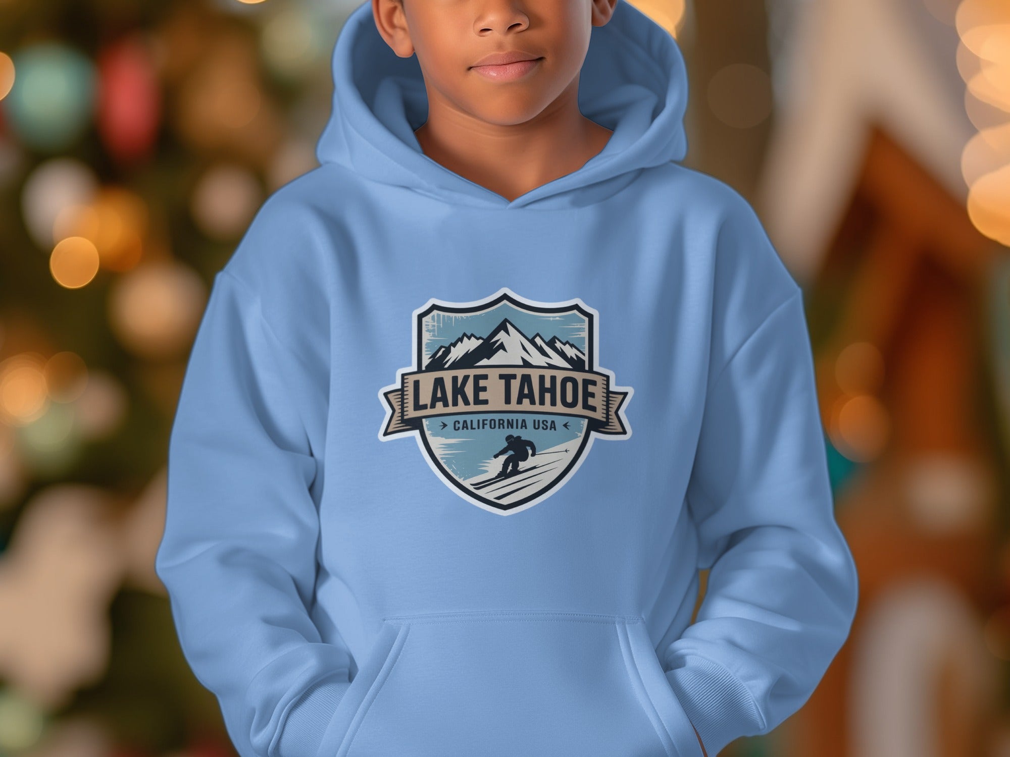 Lake Tahoe California USA Design Hoodie