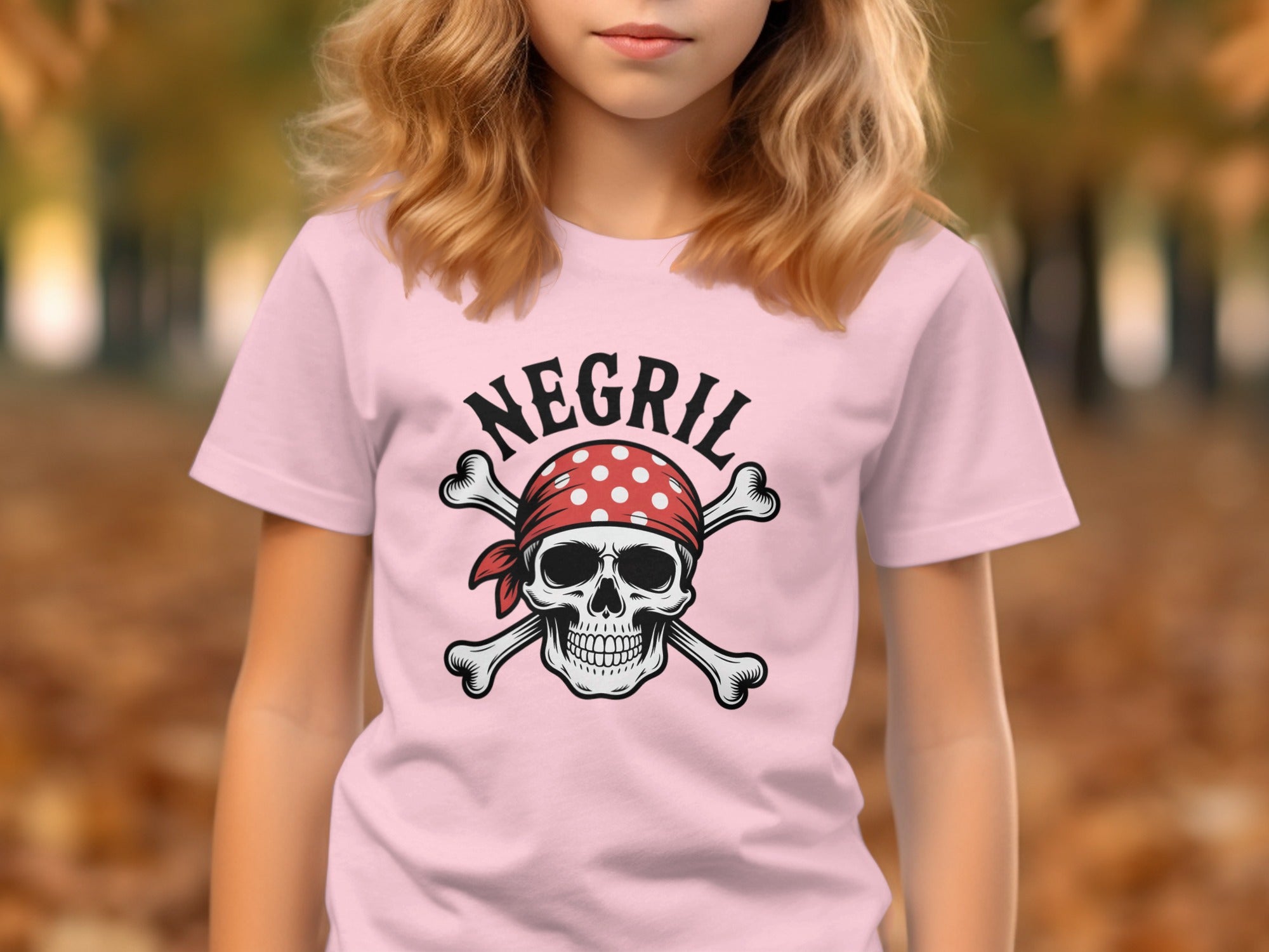 Negril Skull and Crossbones Pirate Graphic T-Shirt product