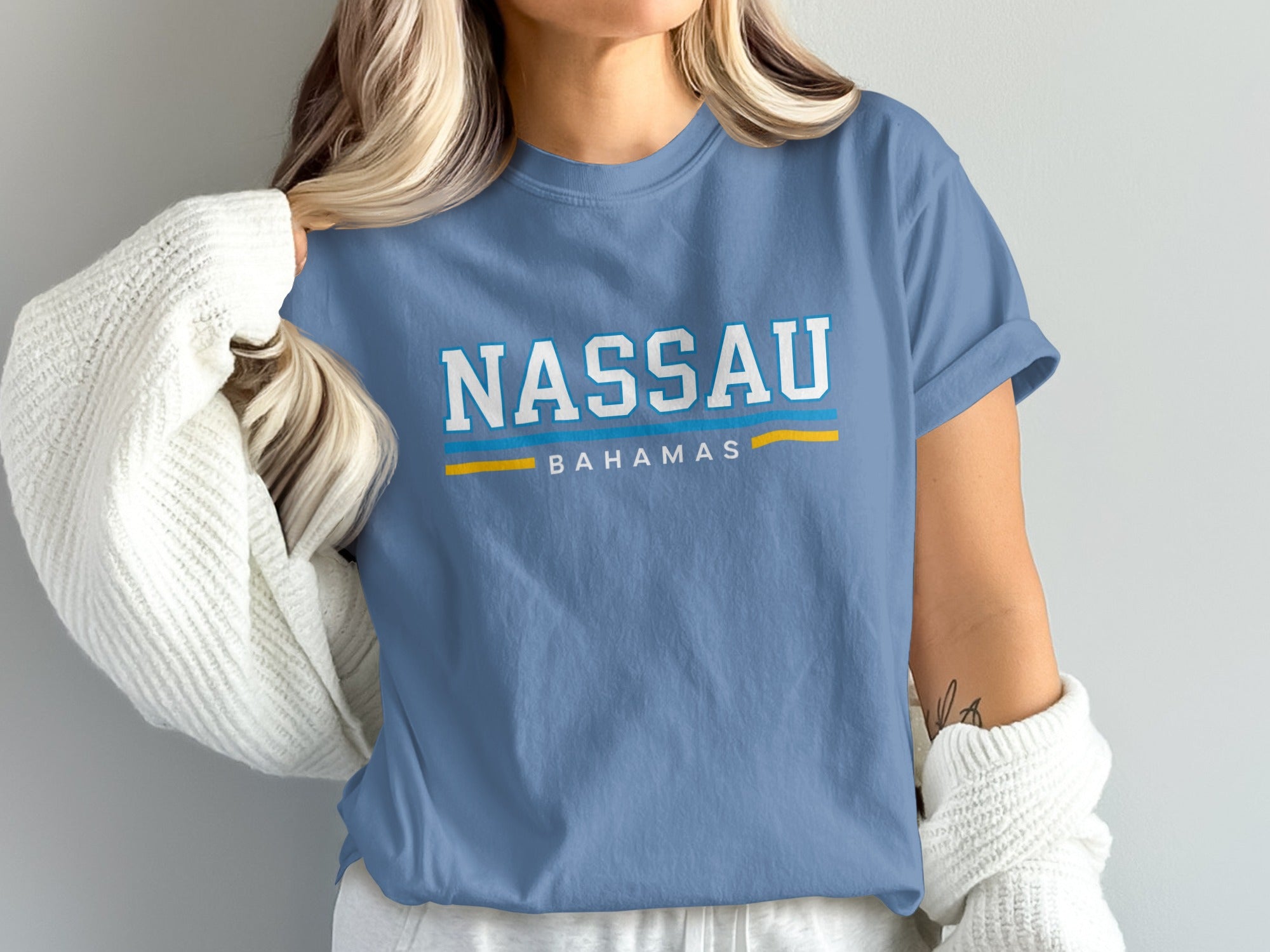 Nassau Bahamas Print Casual T-Shirt product