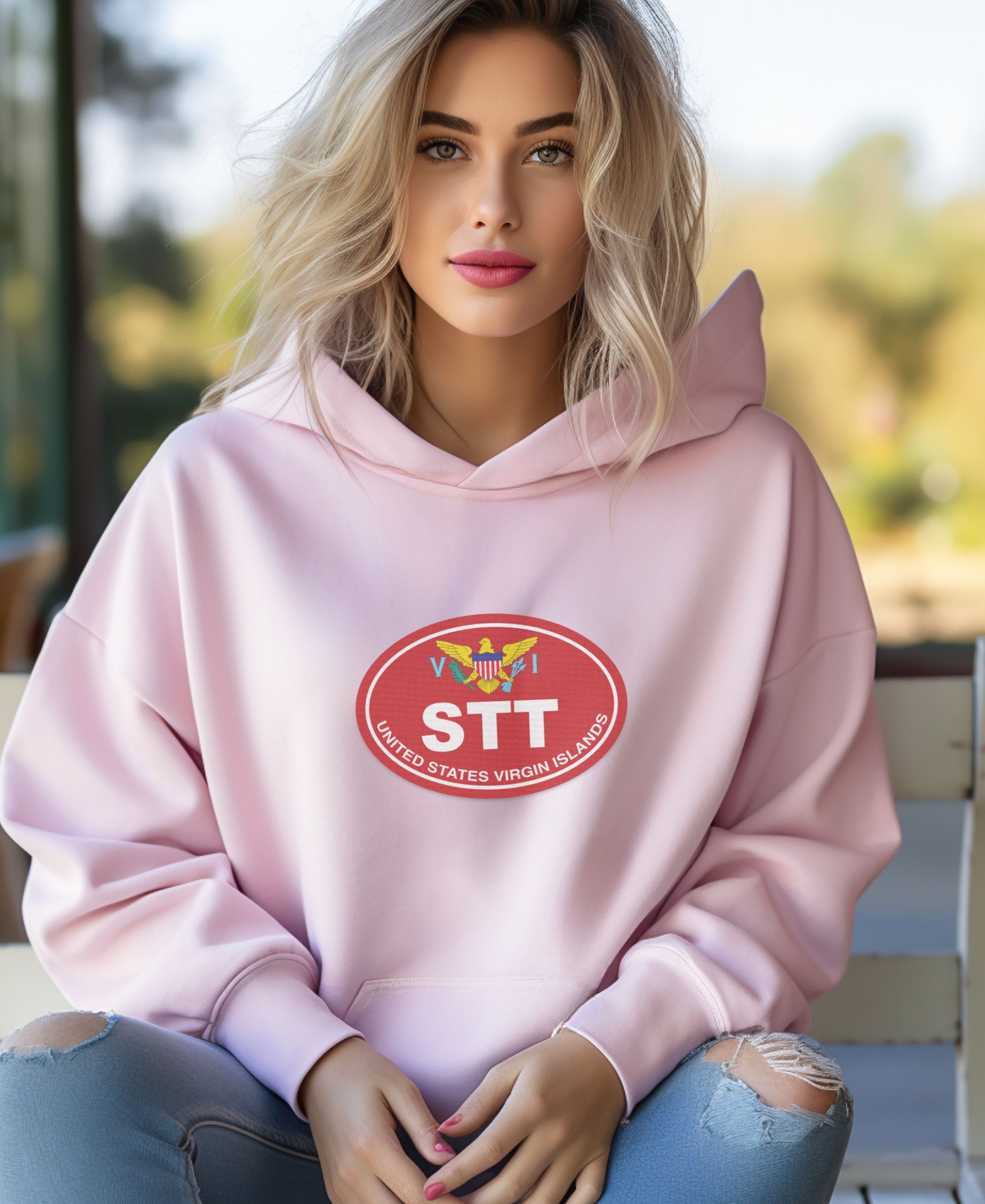 St Thomas Sunset Sails & Music Days Womens Hoodie