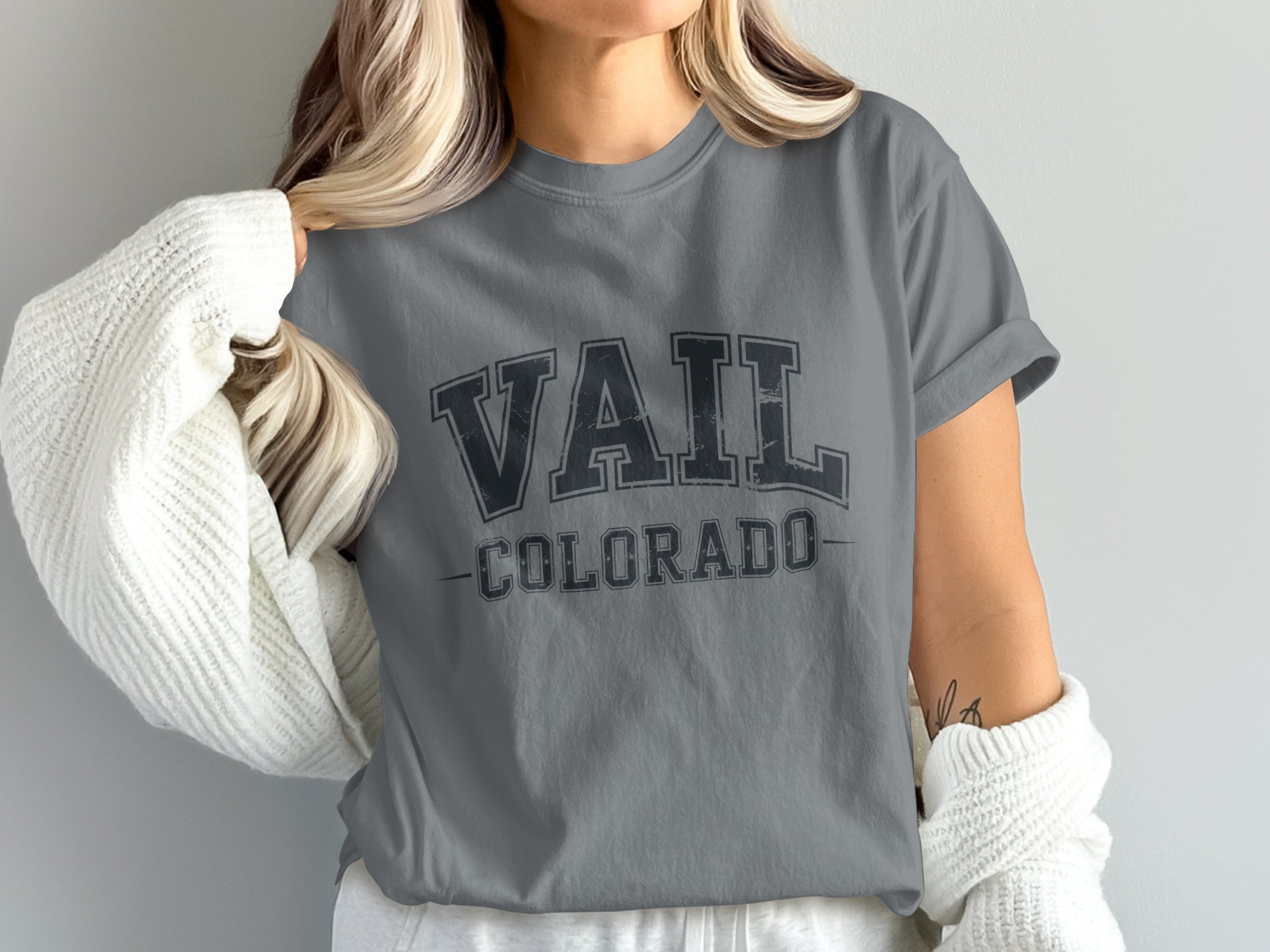 Vail Colorado Printed Casual Comfortable T-Shirt product