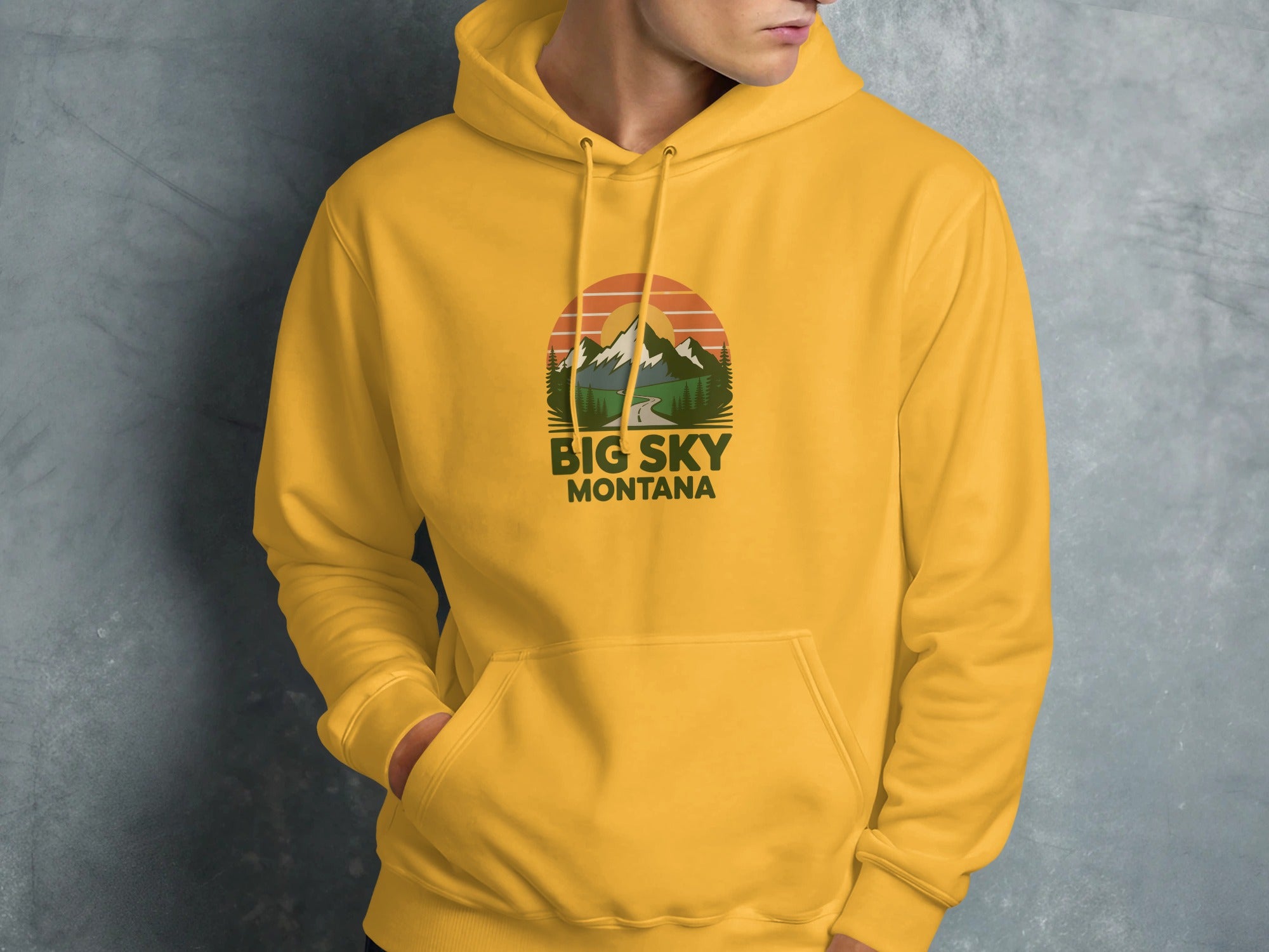 Big Sky Montana Graphic Hoodie Sweatshirt Product