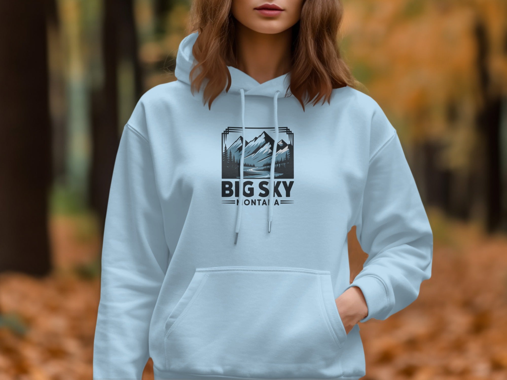 Big Sky Montana Design Hoodie Ideal for Outdoor Enthusiasts