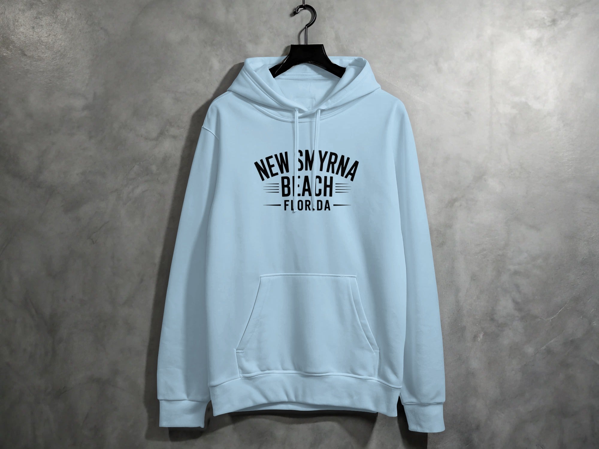 New Smyrna Beach Florida Blue Graphic Hoodie product type