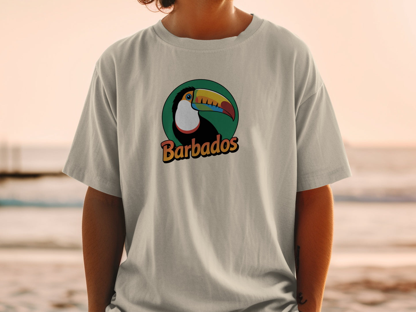 Barbados Toucan Graphic Design T-Shirt product