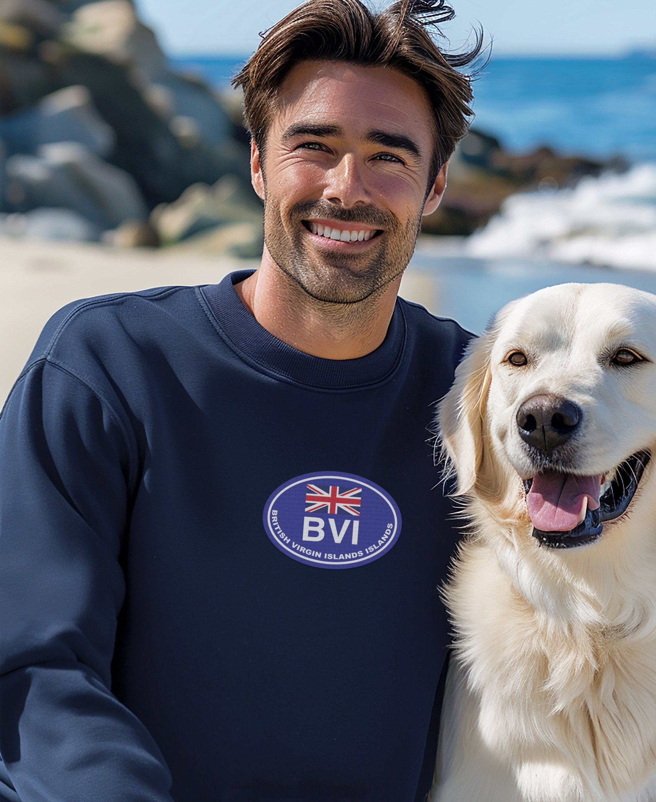 British Virgin Islands BVI Emblem Graphic Sweatshirt product