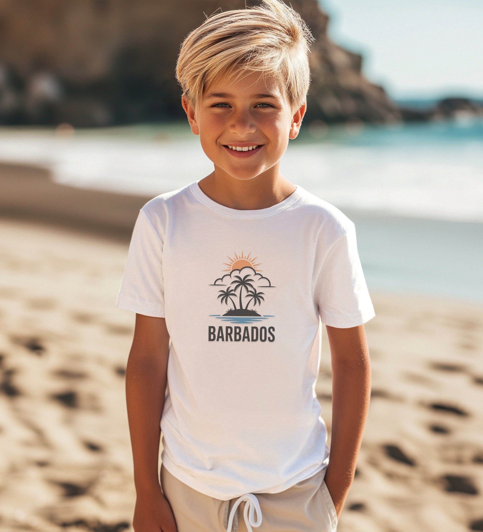 Barbados Beach Vacation T-shirt for Kids product