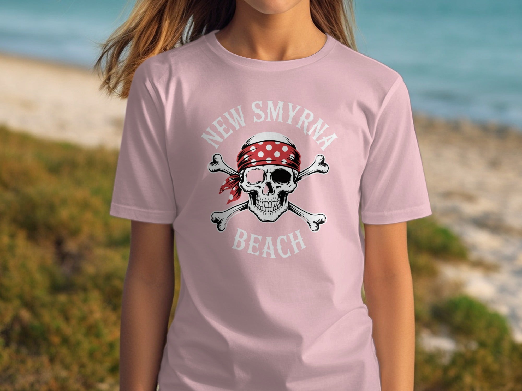 New Smyrna Beach Skull Crossbones Graphic product