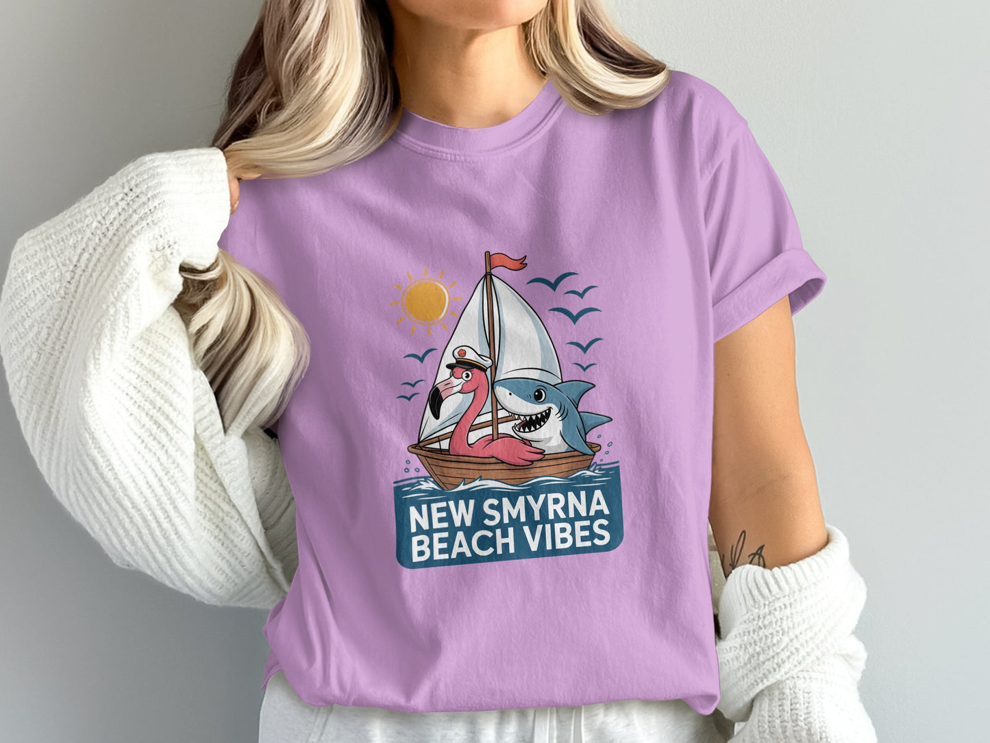 New Smyrna Beach Vibes Graphic T-Shirt product