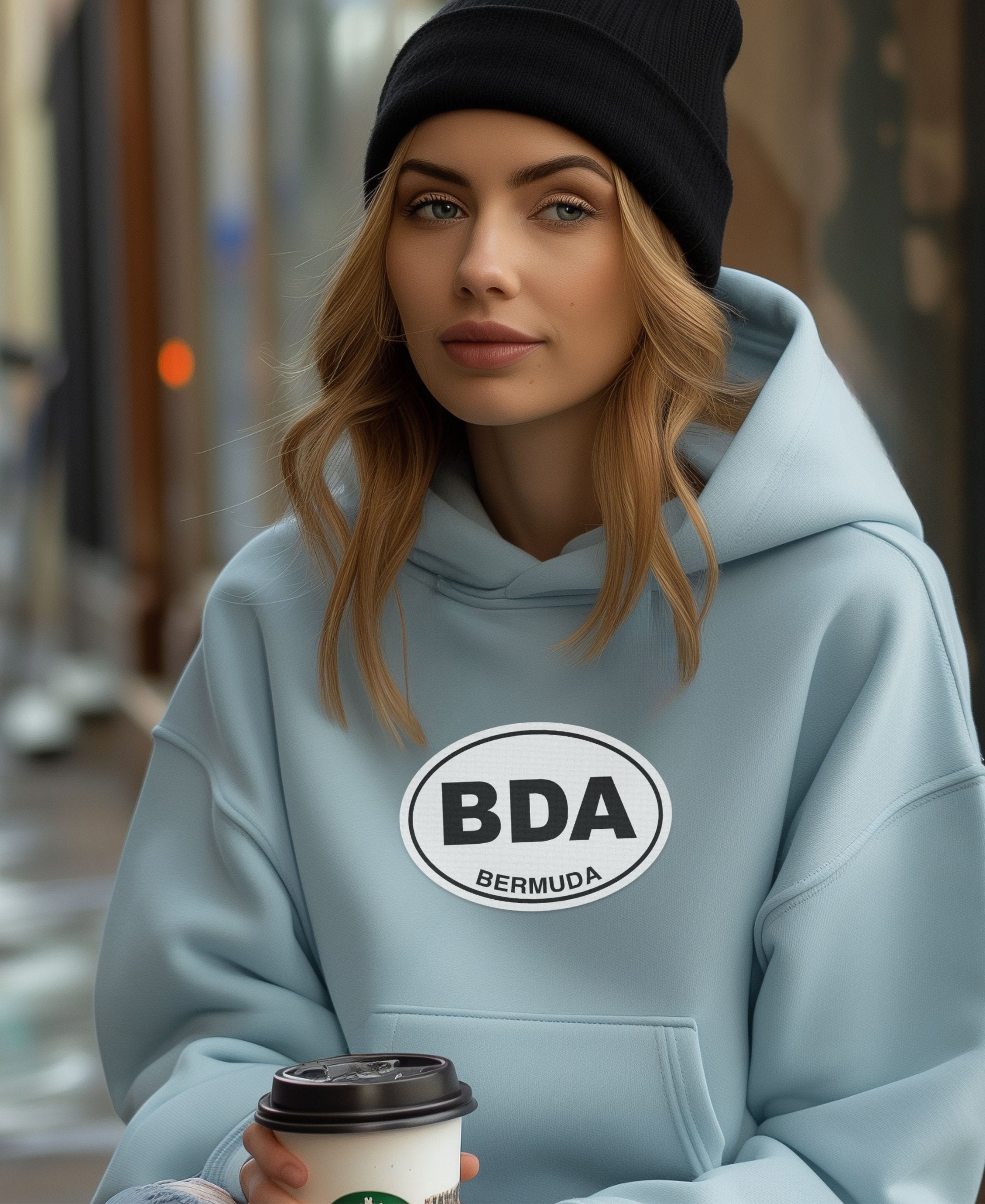 Bermuda Island Style & Sun Escape Womens Hoodie
