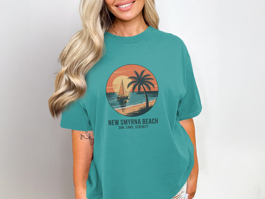 Vintage New Smyrna Beach Graphic Tee product type