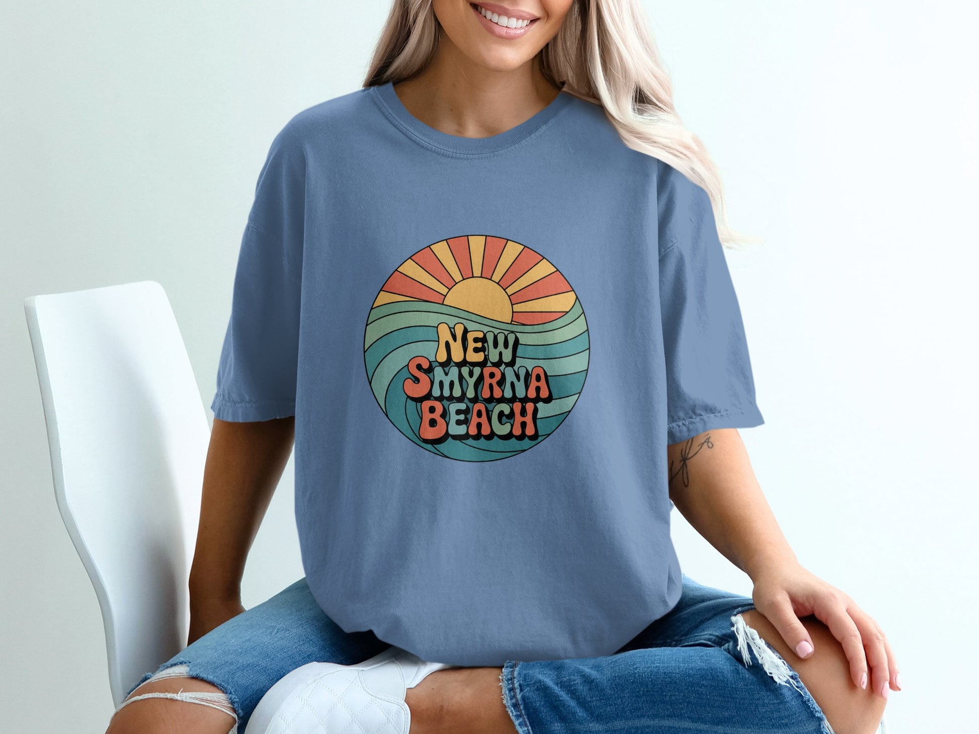 New Smyrna Beach Graphic Tee Stylish Trendy product