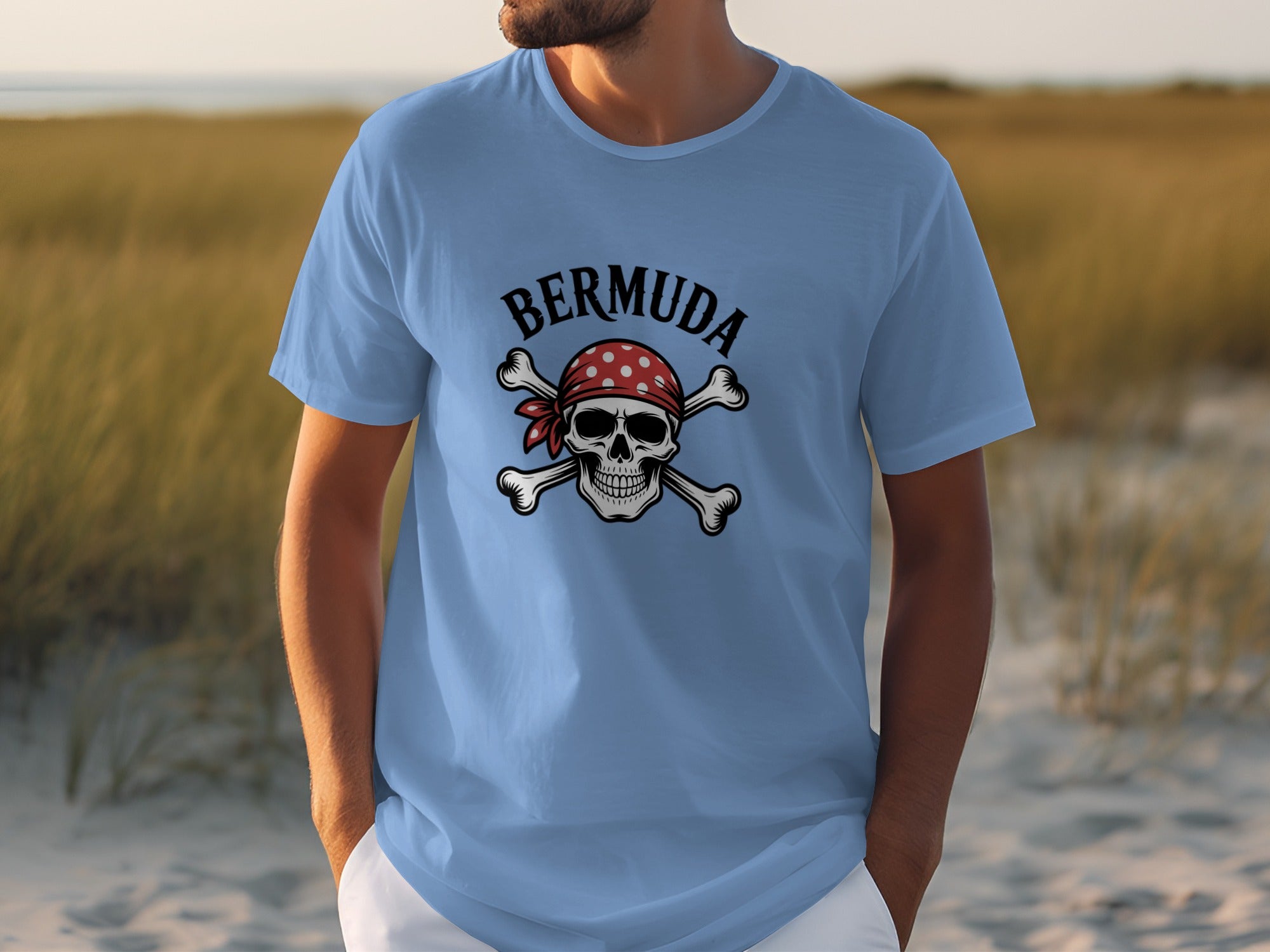 Bermuda Skull and Crossbones Graphic T-shirt product