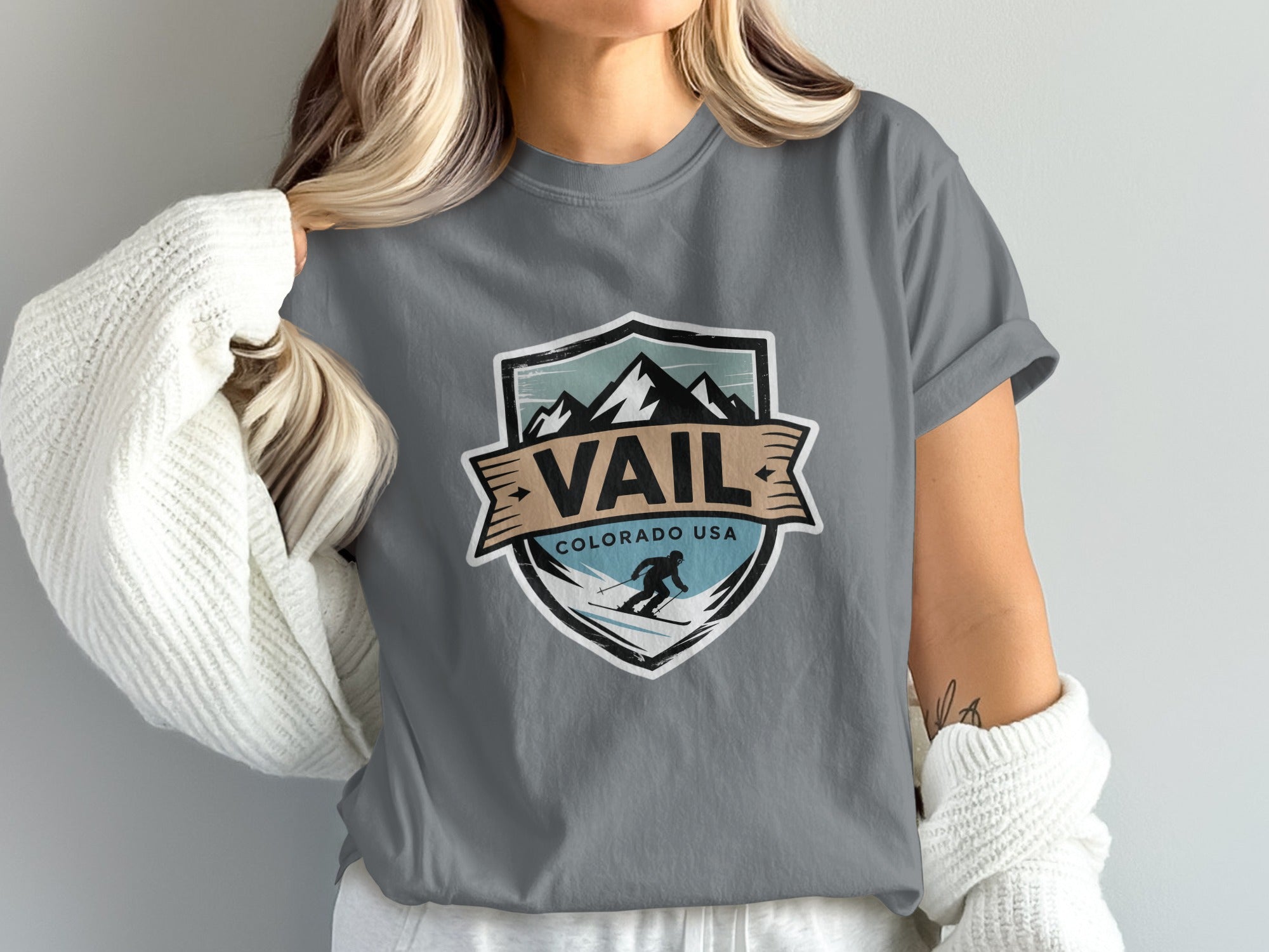 Vail Colorado USA Mountains Graphic T-shirt product type