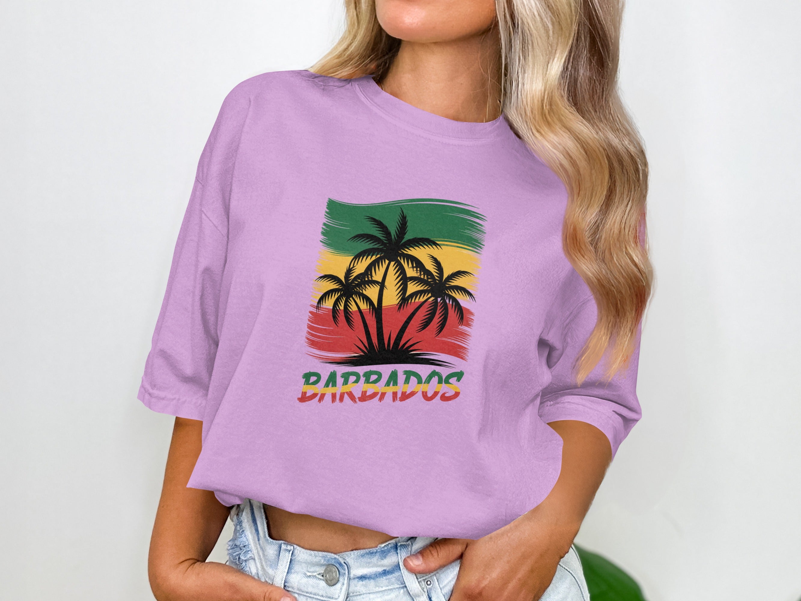 Colorful Barbados Graphic Tee Shirt product type