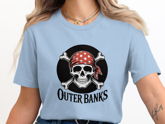 Outer Banks Skull Graphic Cute Trendy T-Shirt product