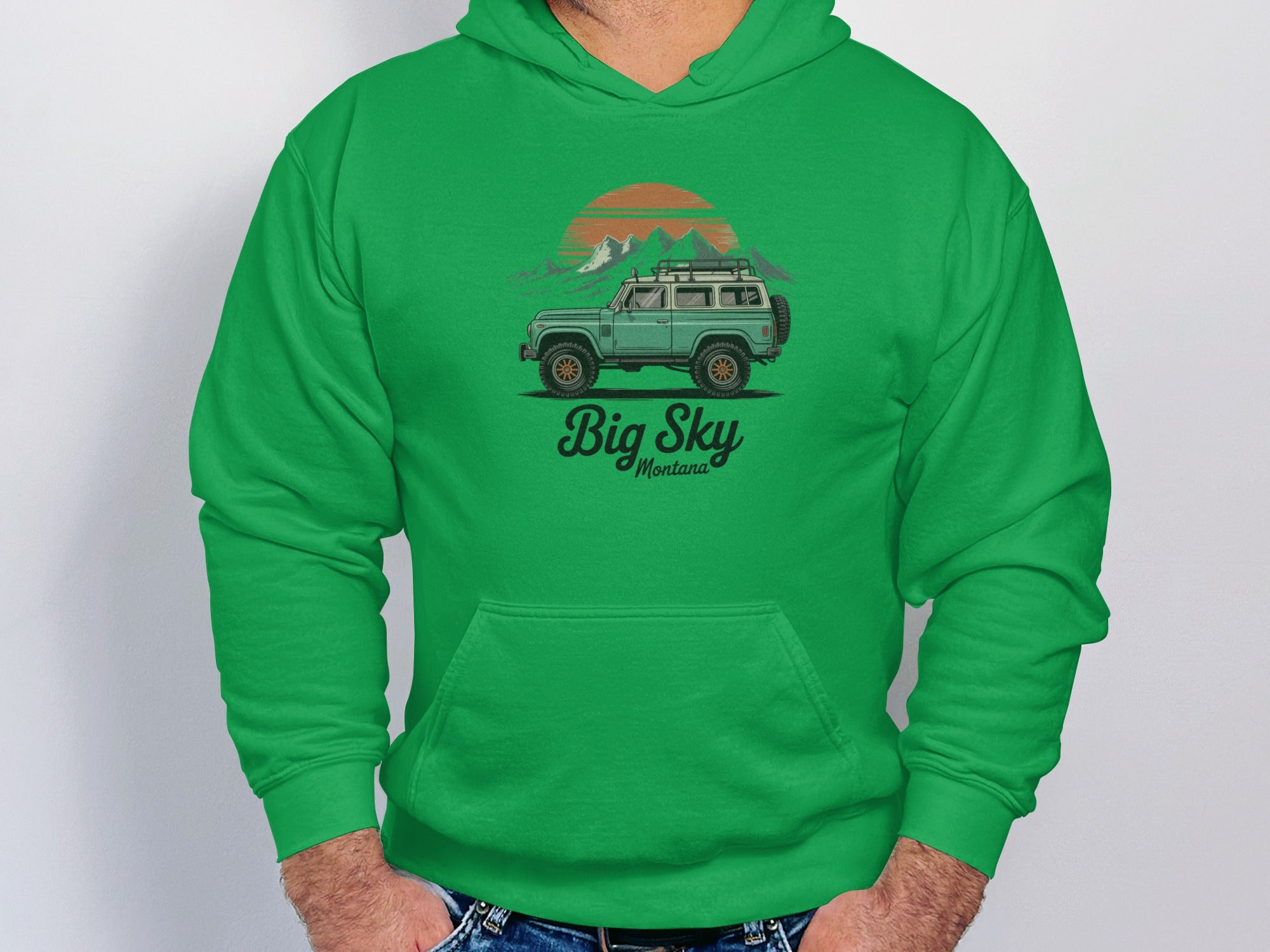 Big Sky Montana Graphic Hoodie Adventure Wear