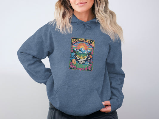 Aspen Colorado Graphic Printed Pullover Hoodie product