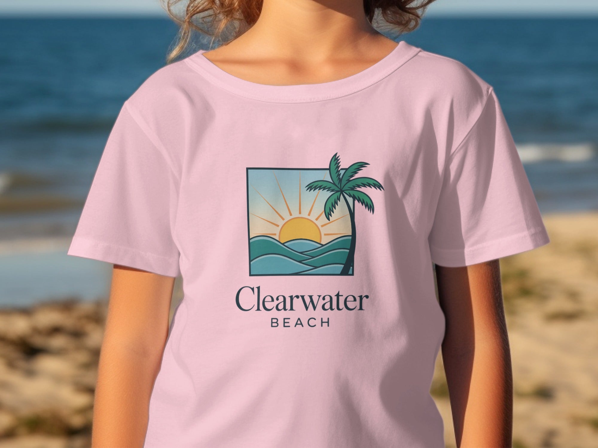 Scenic Clearwater Beach Graphic T-shirt product type