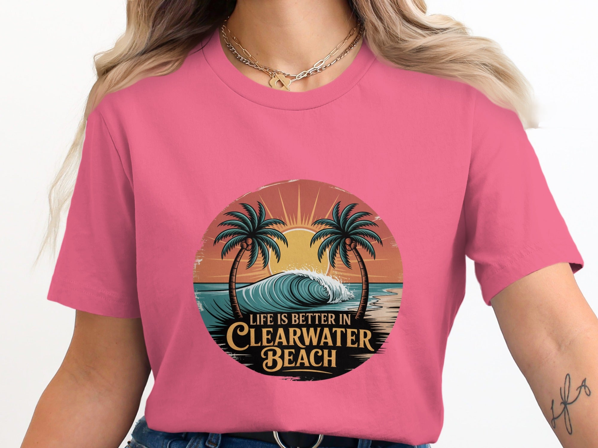 Life is Better in Clearwater Beach Graphic T-Shirt