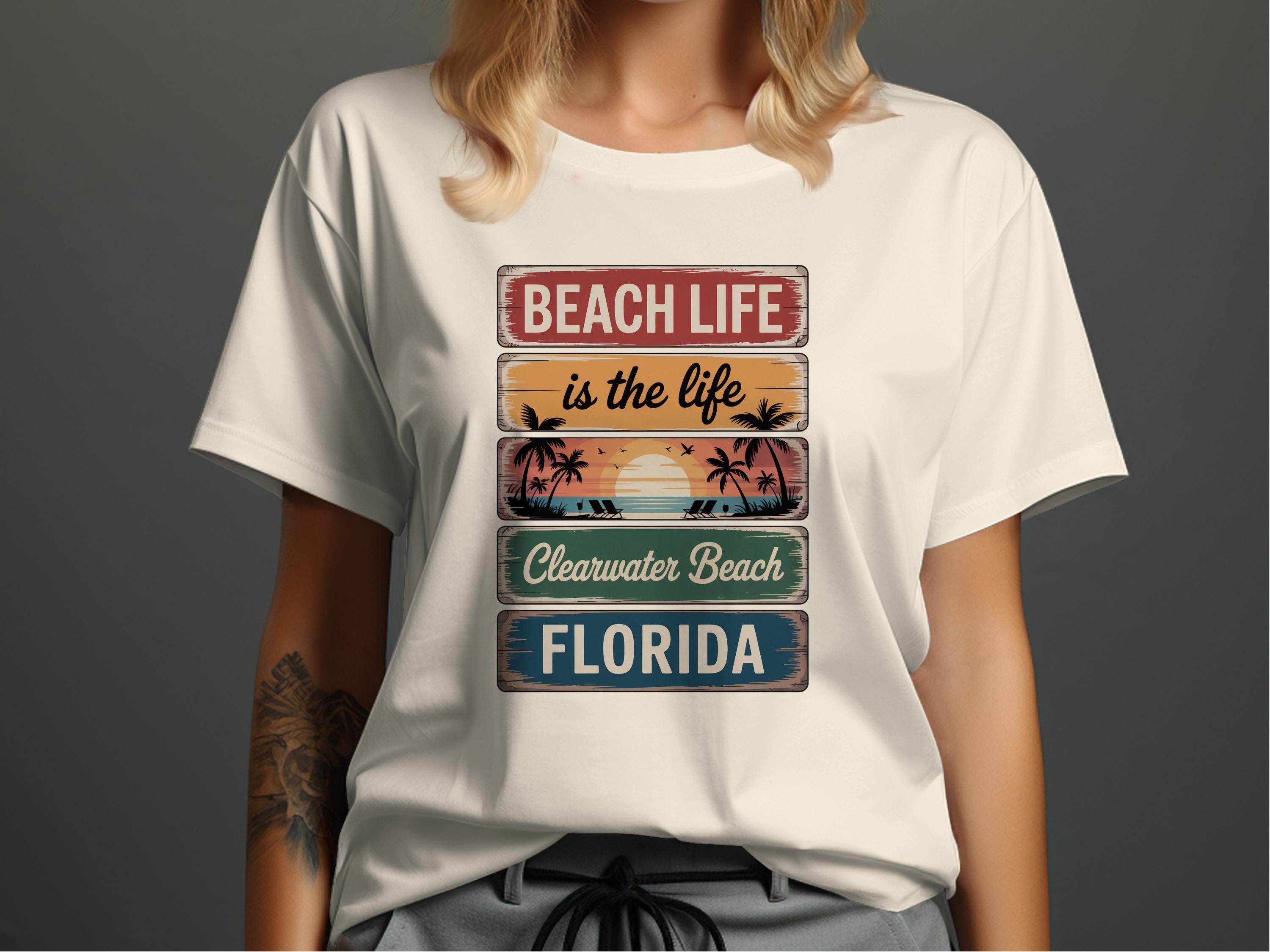 Beach Life Clearwater Beach Florida T-shirt product