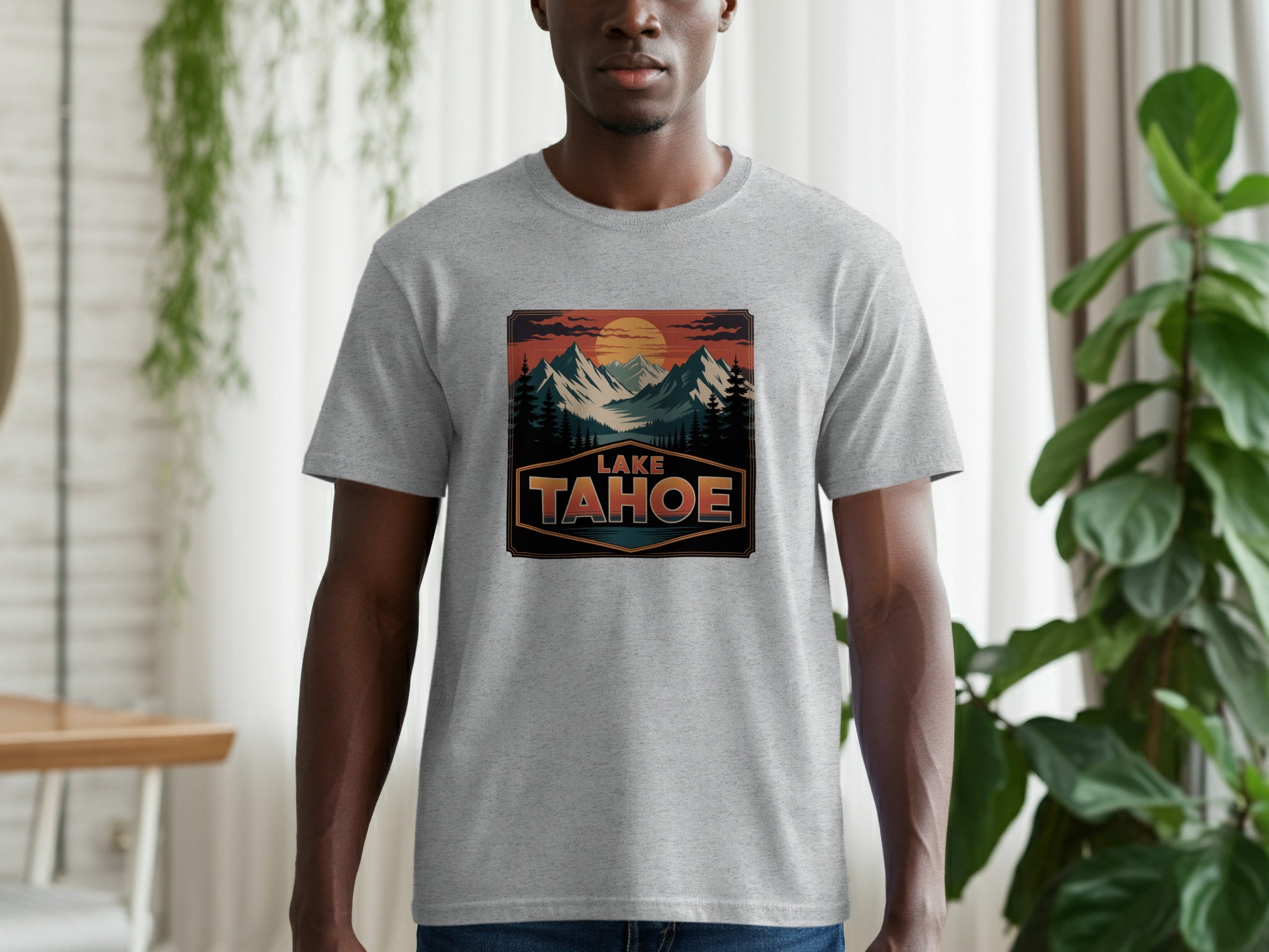 Lake Tahoe Sunset Graphic T-Shirt product type