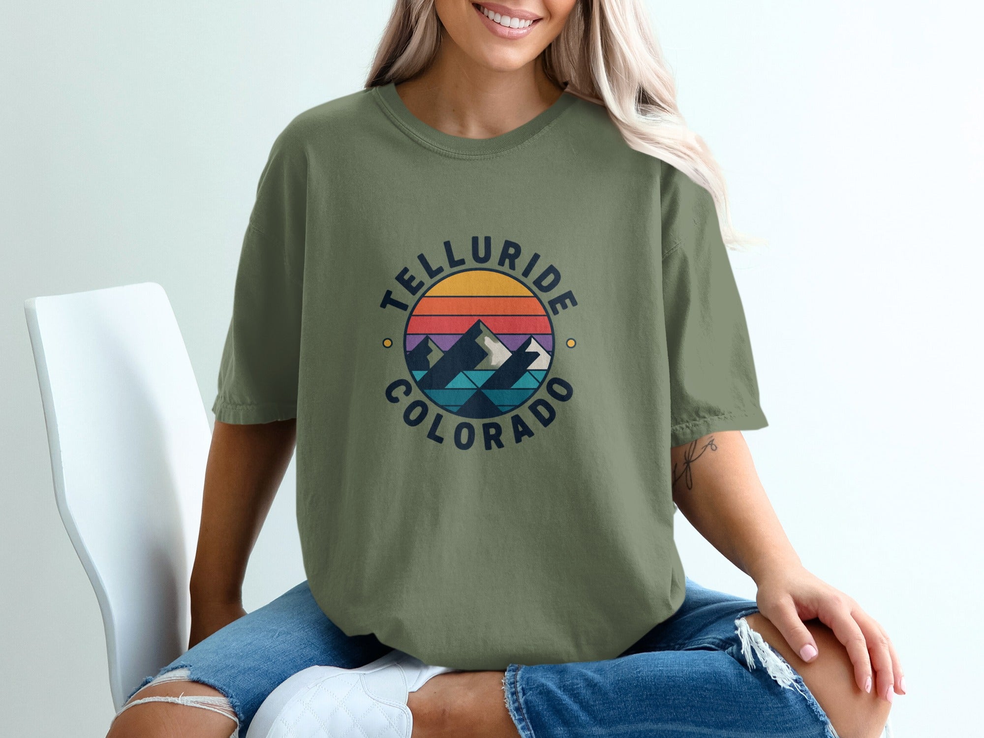 Telluride Colorado Mountain Graphic T-Shirt product type