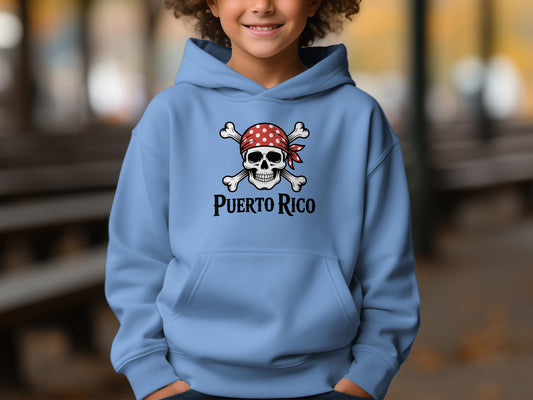 Puerto Rico Skull and Crossbones Hoodie product
