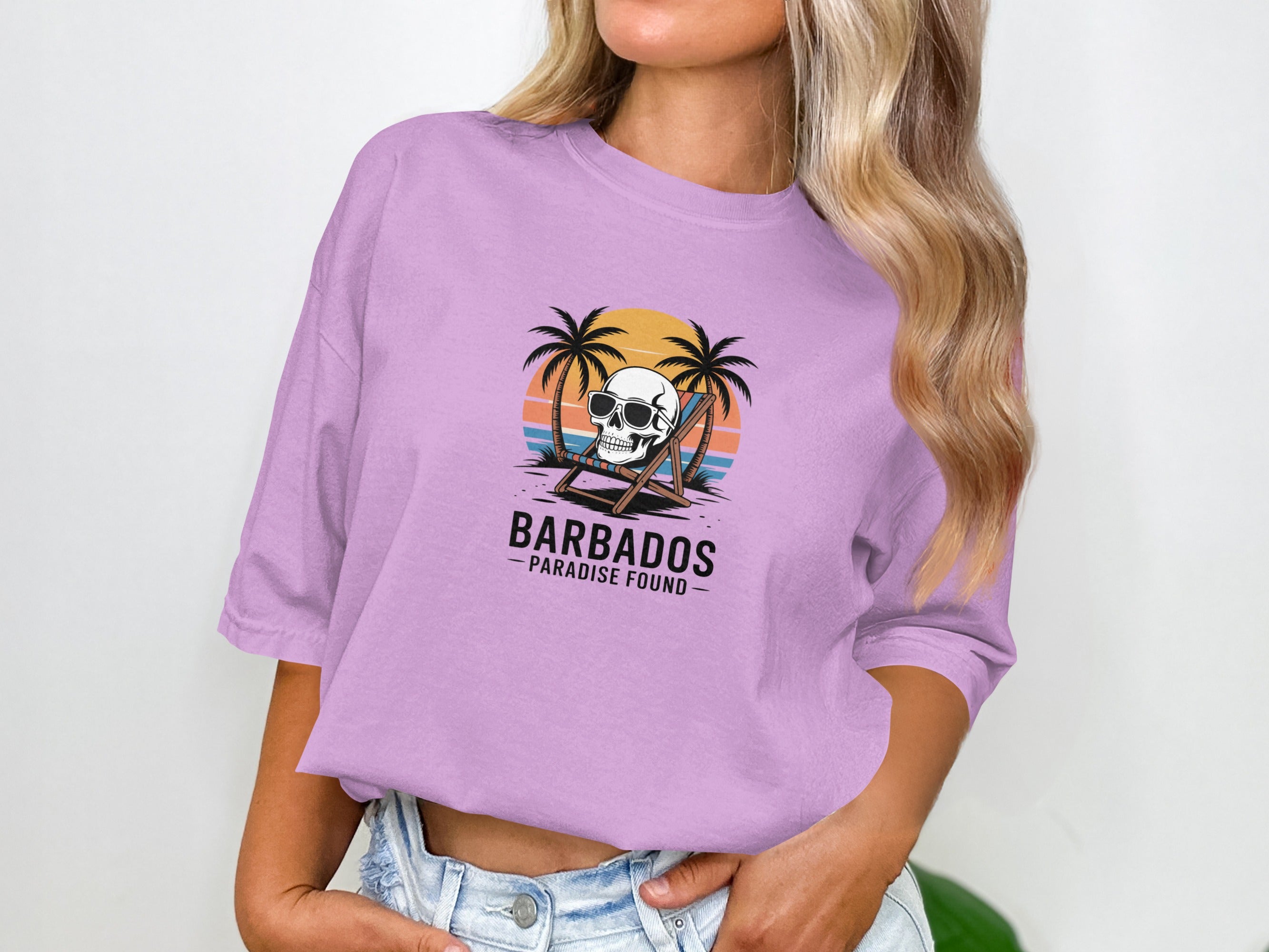 Barbados Paradise Found Skull Graphic T-shirt product type
