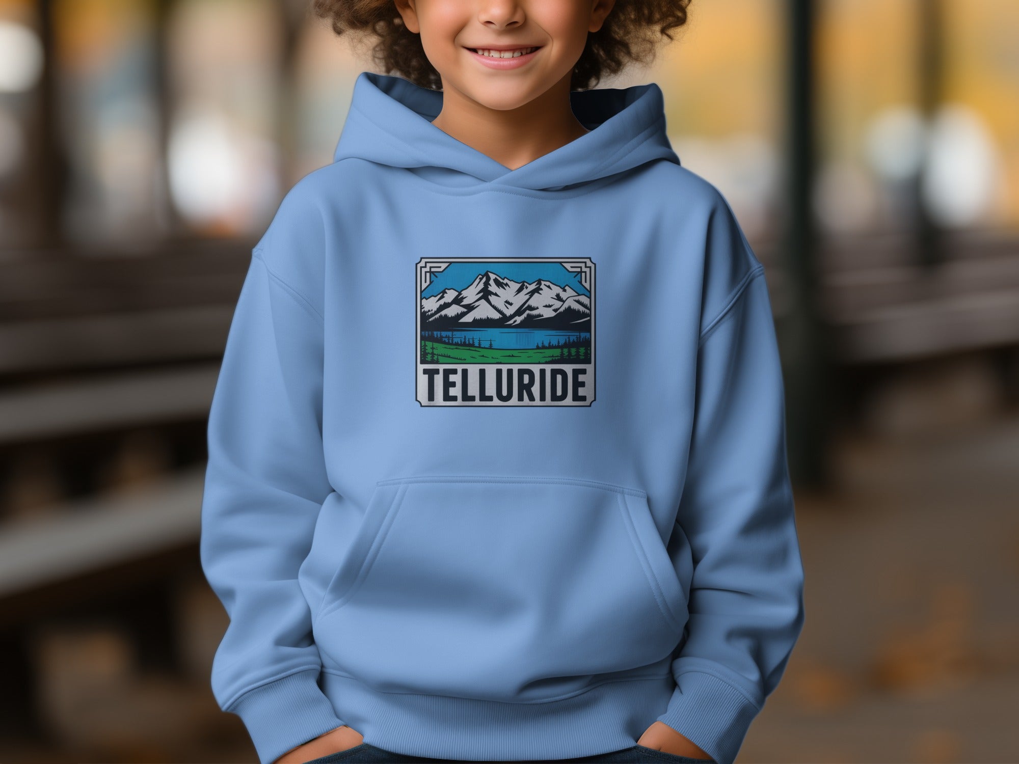 Telluride Scenic Mountain Hoodie for Youth