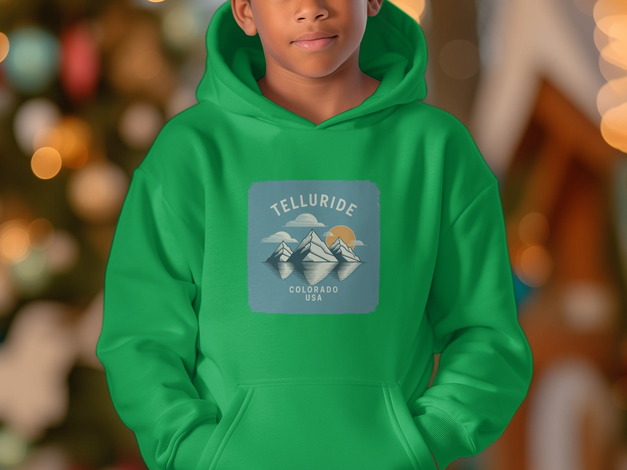 Telluride Colorado USA Illustrated Hoodie Product