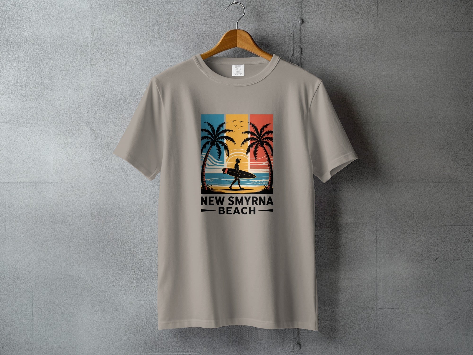 New Smyrna Beach Graphic Tee with Colorful Design product