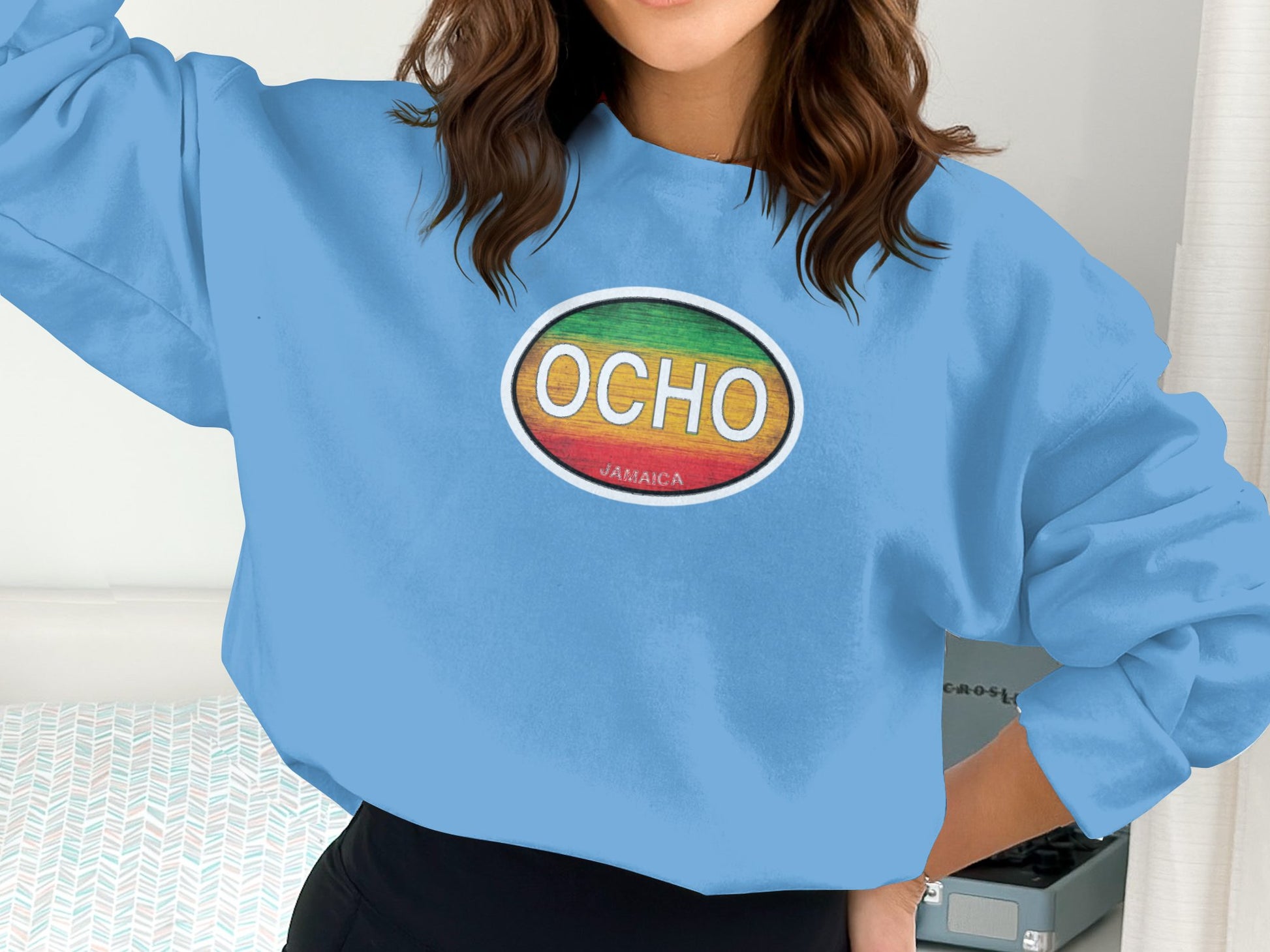 Ocho Rios Womens Sweatshirt Sport Grey