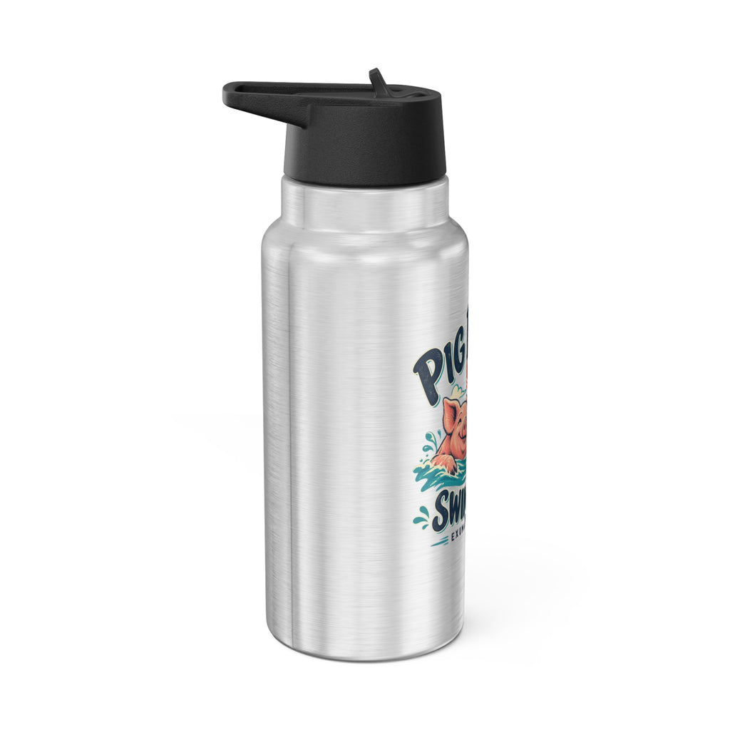Pig Beach Swim Club Exuma Bahamas Gator 32 oz Tumbler, supplier product view 2