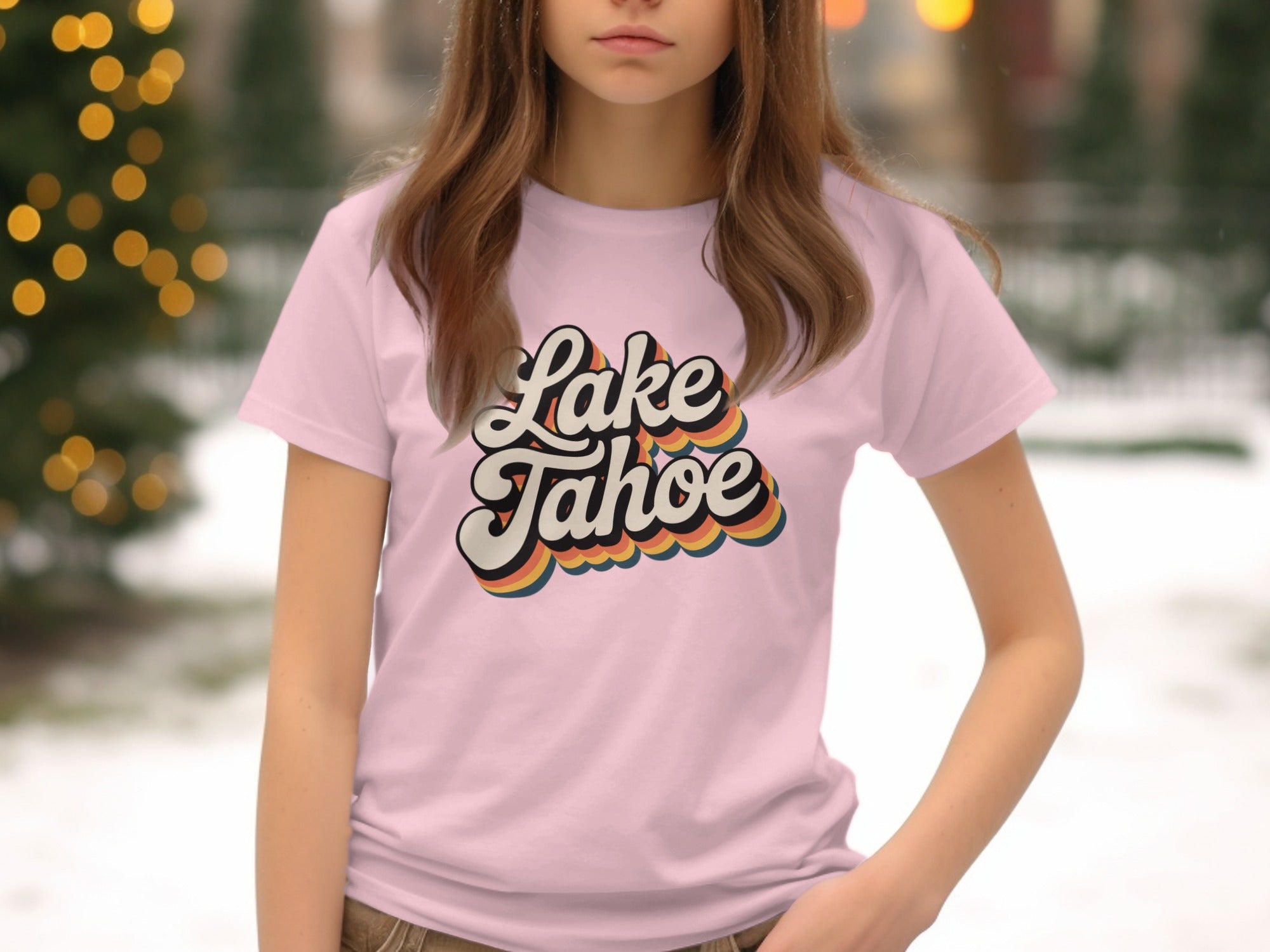 Lake Tahoe Graphic T-Shirt for Casual Wear