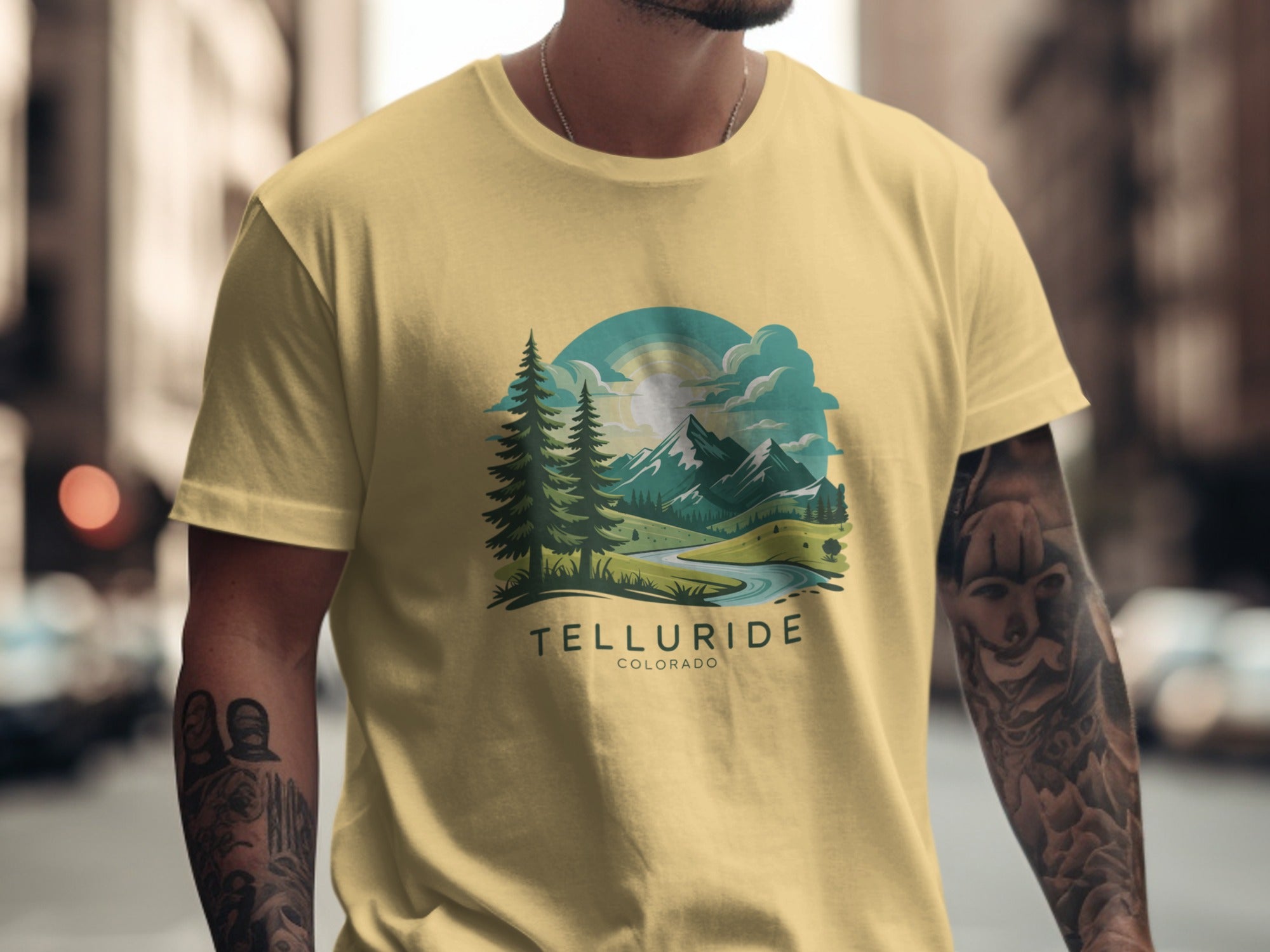 Scenic Telluride Colorado Graphic Tee Product