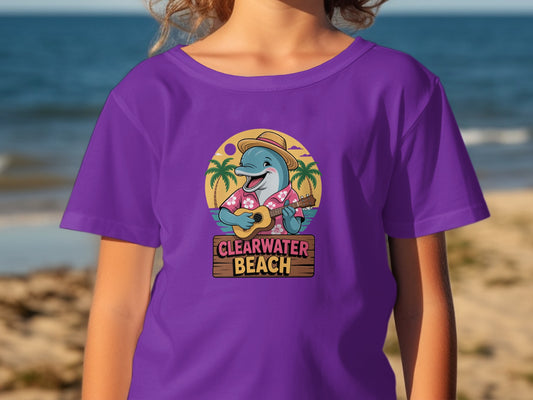 Clearwater Beach Dolphin Playing Guitar T-shirt product